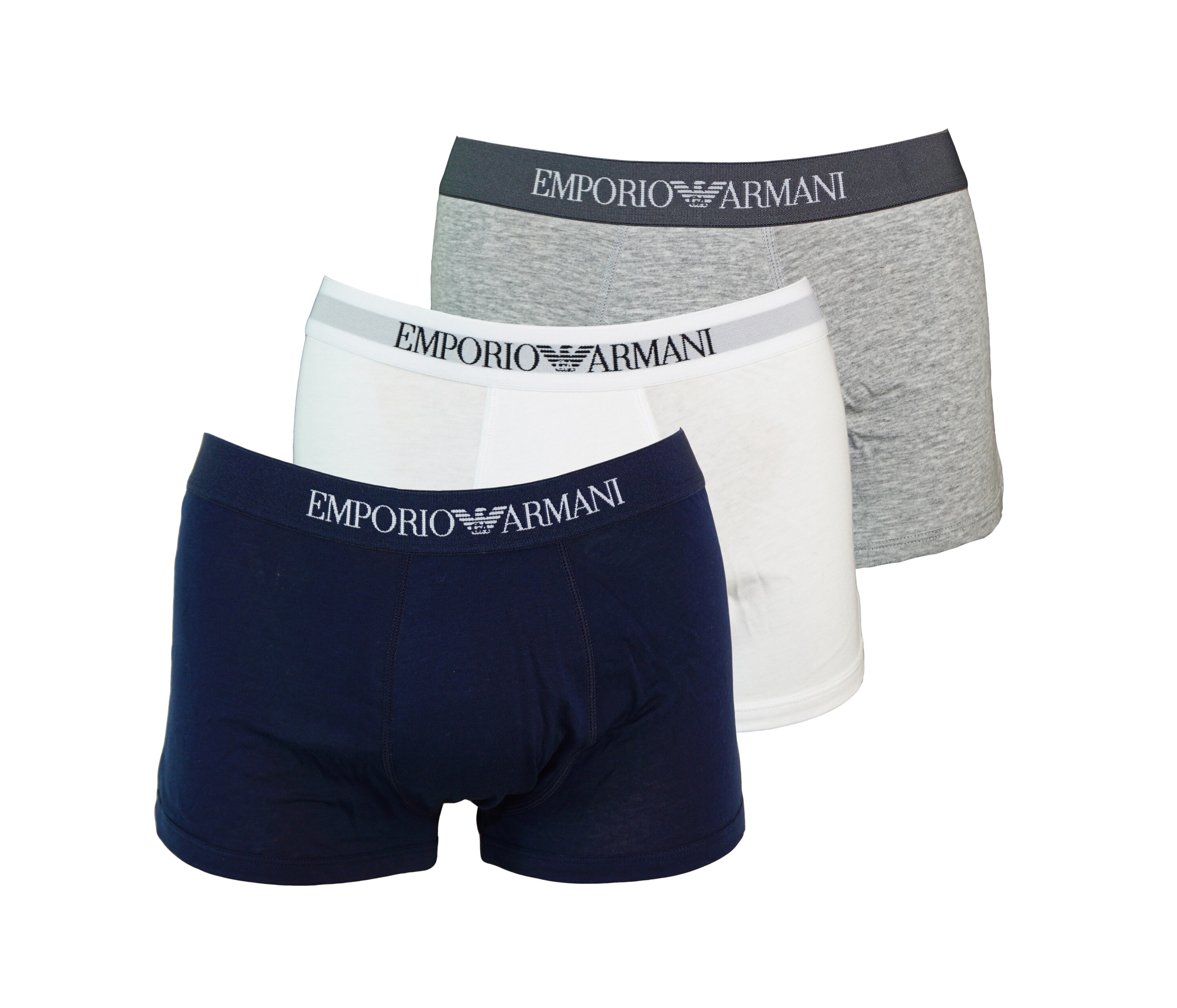 Emporio Armani Unterw&auml;sche 3er Pack Trunk Unterhosen Herrenshorts 