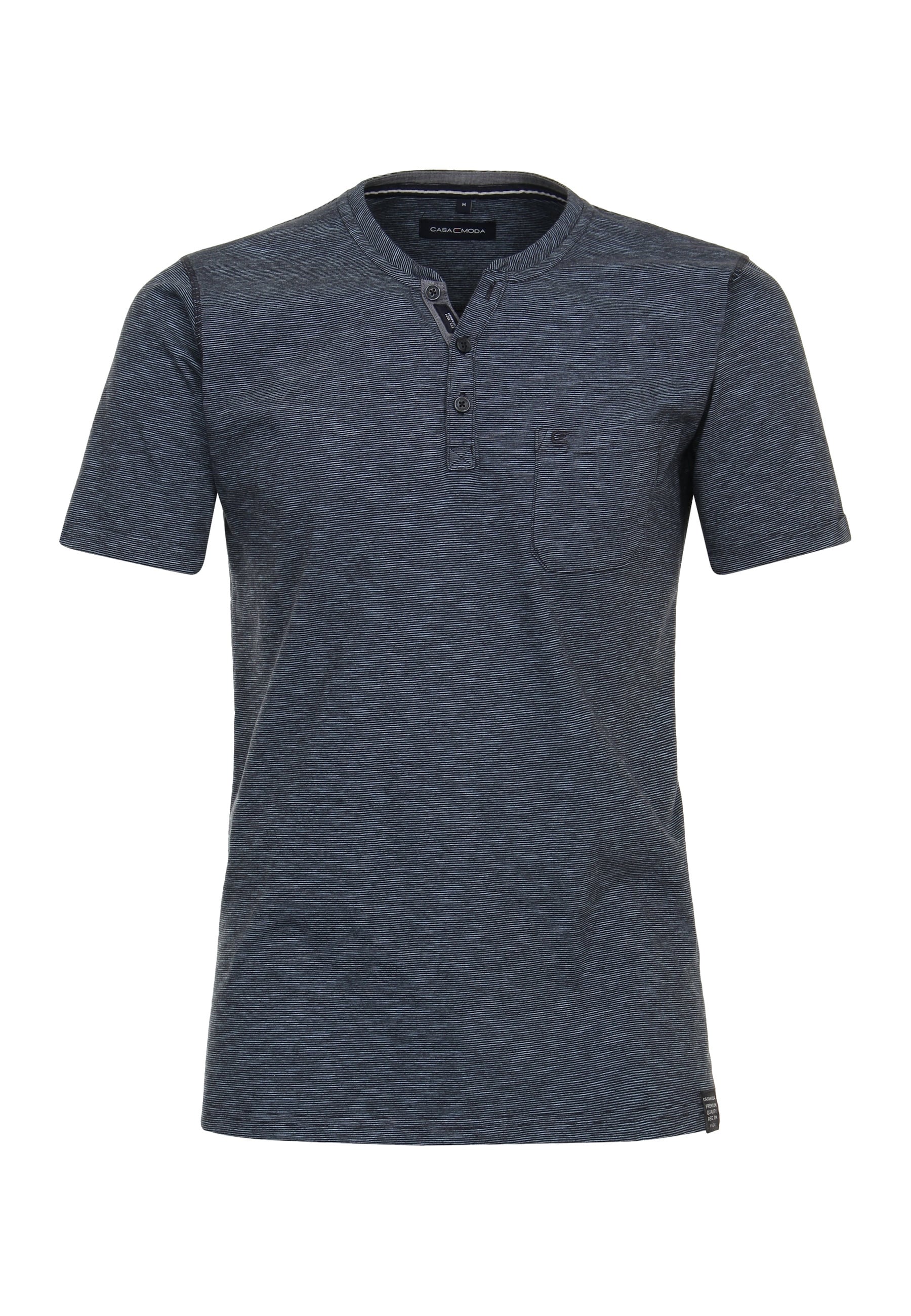 CASA MODA T-Shirt Henley-Shirt 
