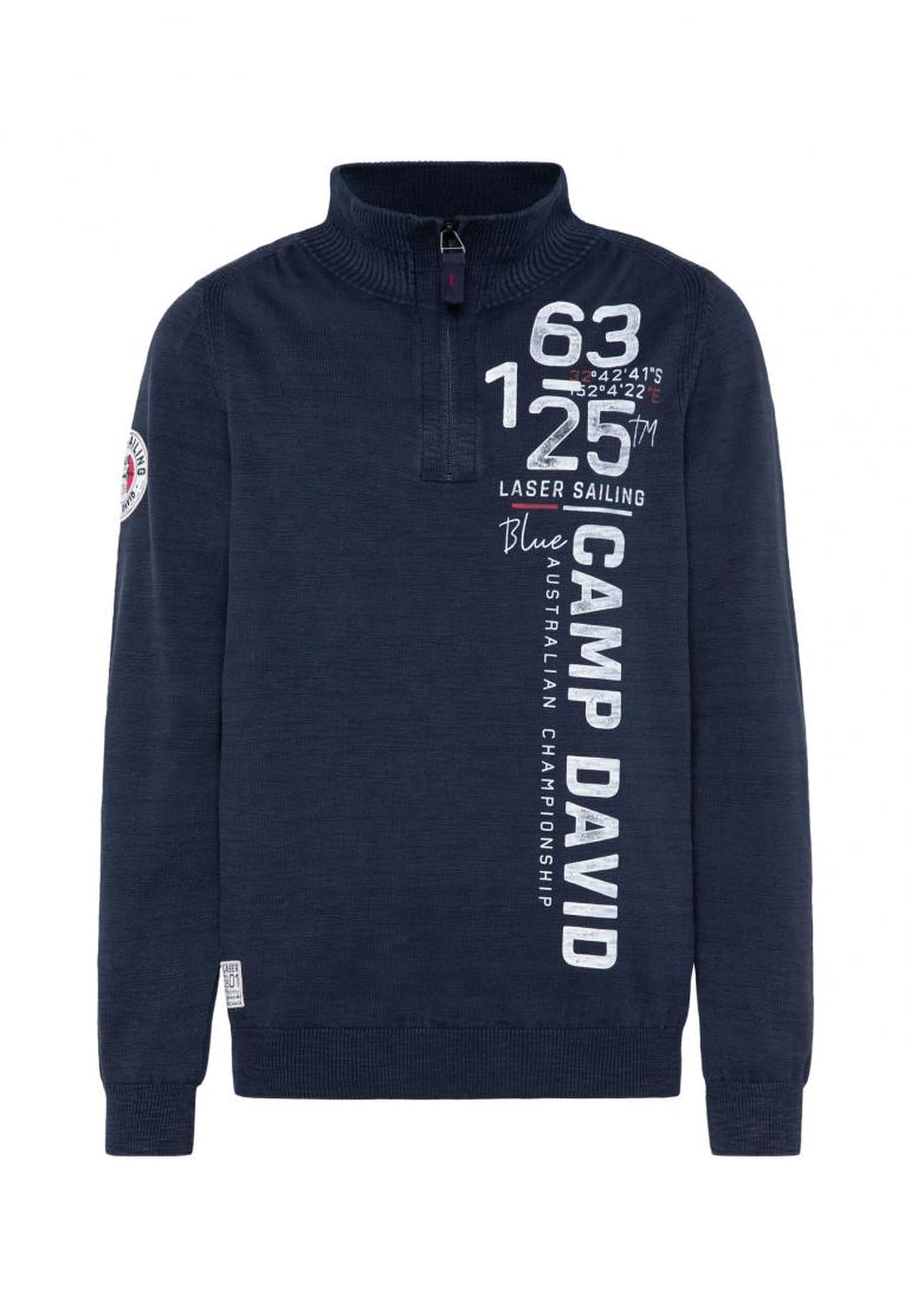 Camp David Strickpullover Laser Sailing Troyer Pullover 