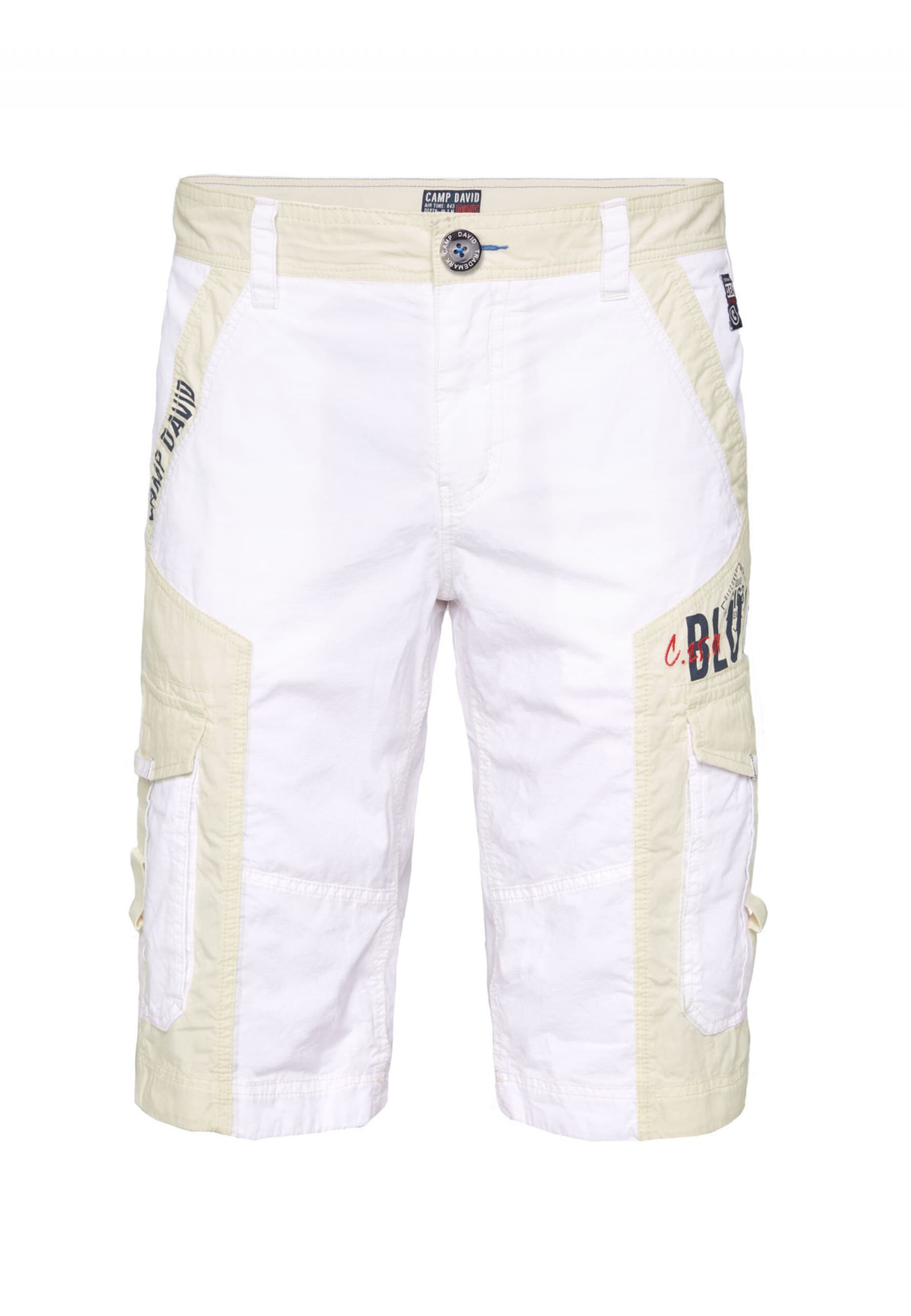 Camp David Shorts Skater-Shorts mit Tapes, Prints und Stickereien in normaler Passform 