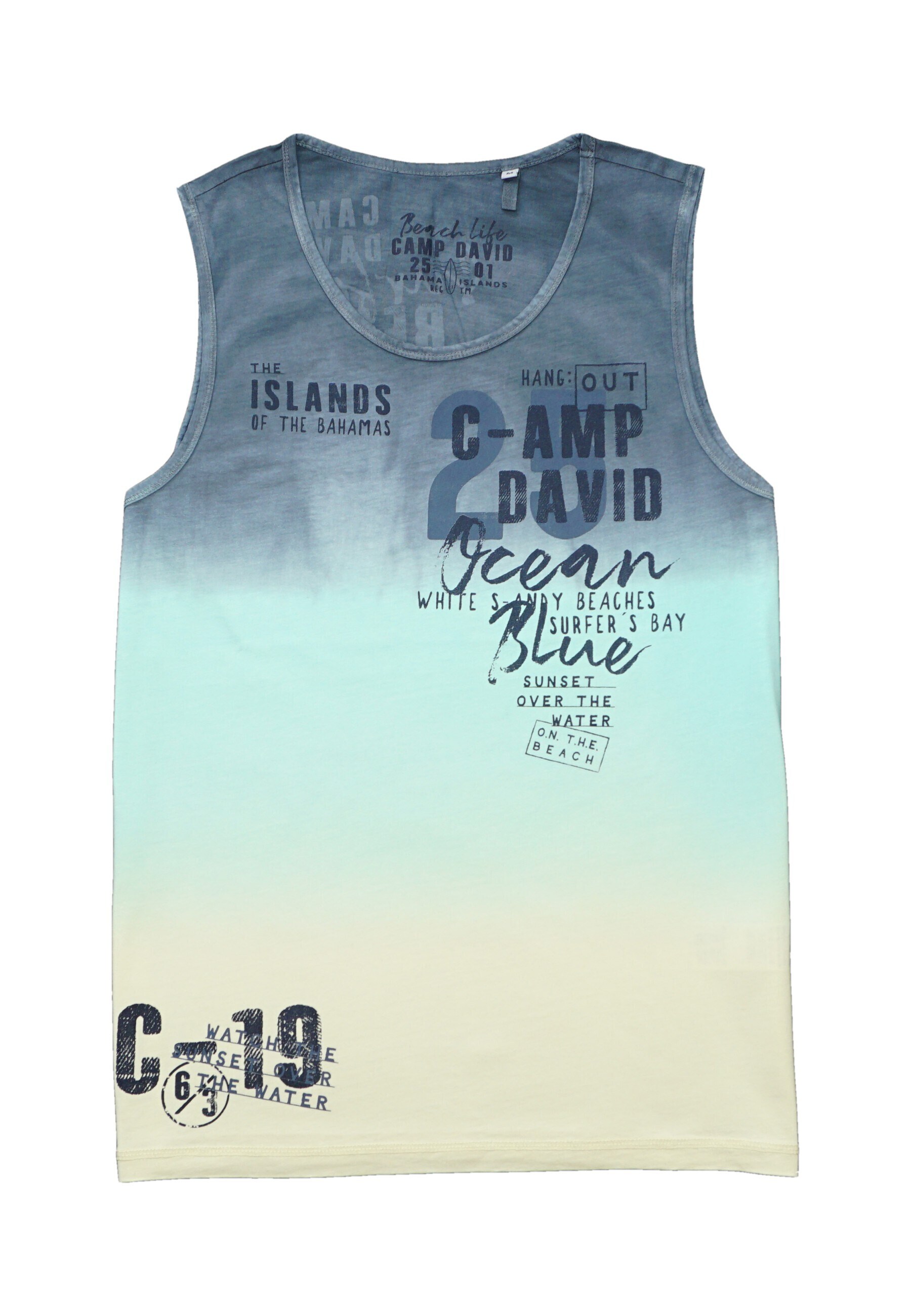 Camp David Tanktop Beach Life &auml;rmelloses T-Shirt 