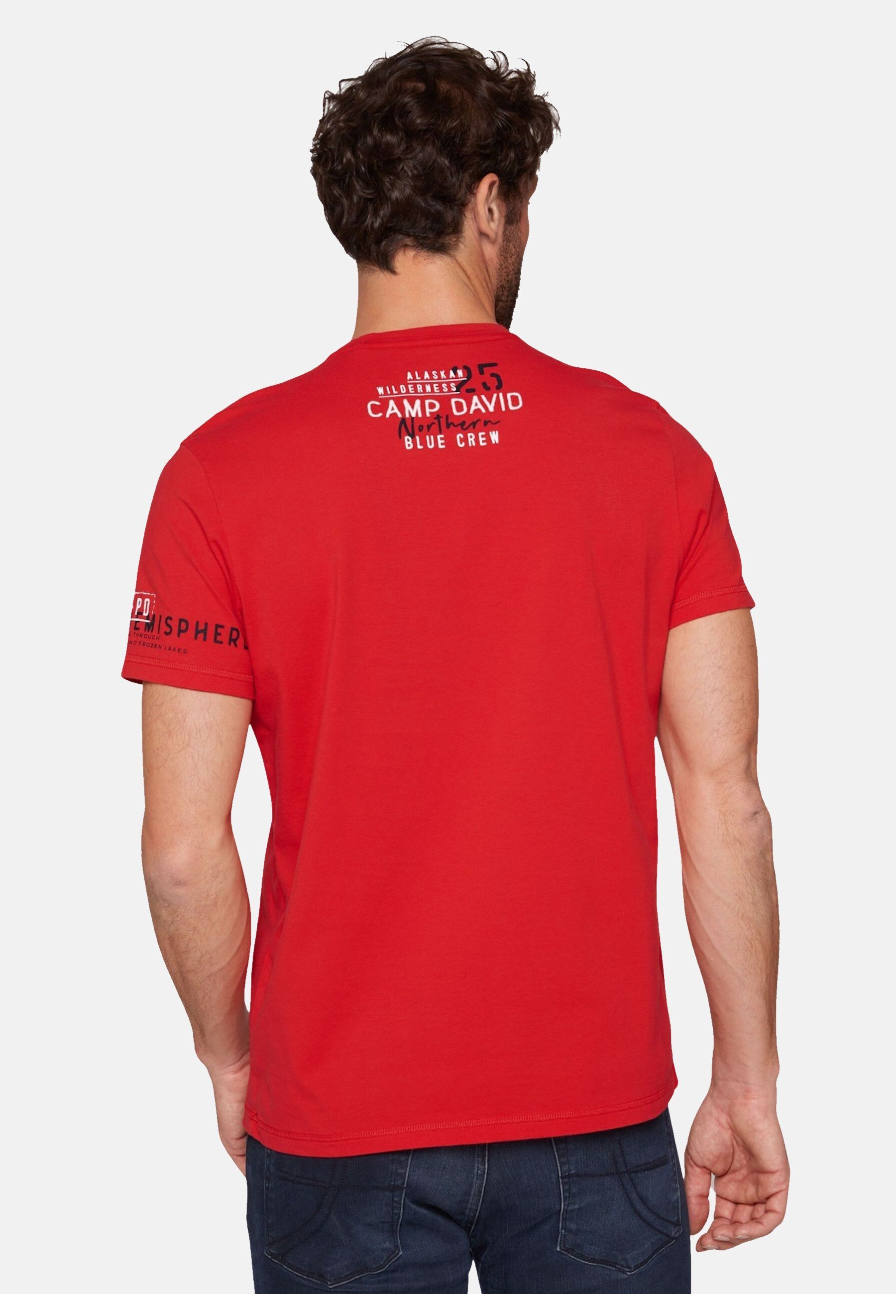 Camp David T-Shirt ALASKA ICE TOUR Kurzarmshirt 