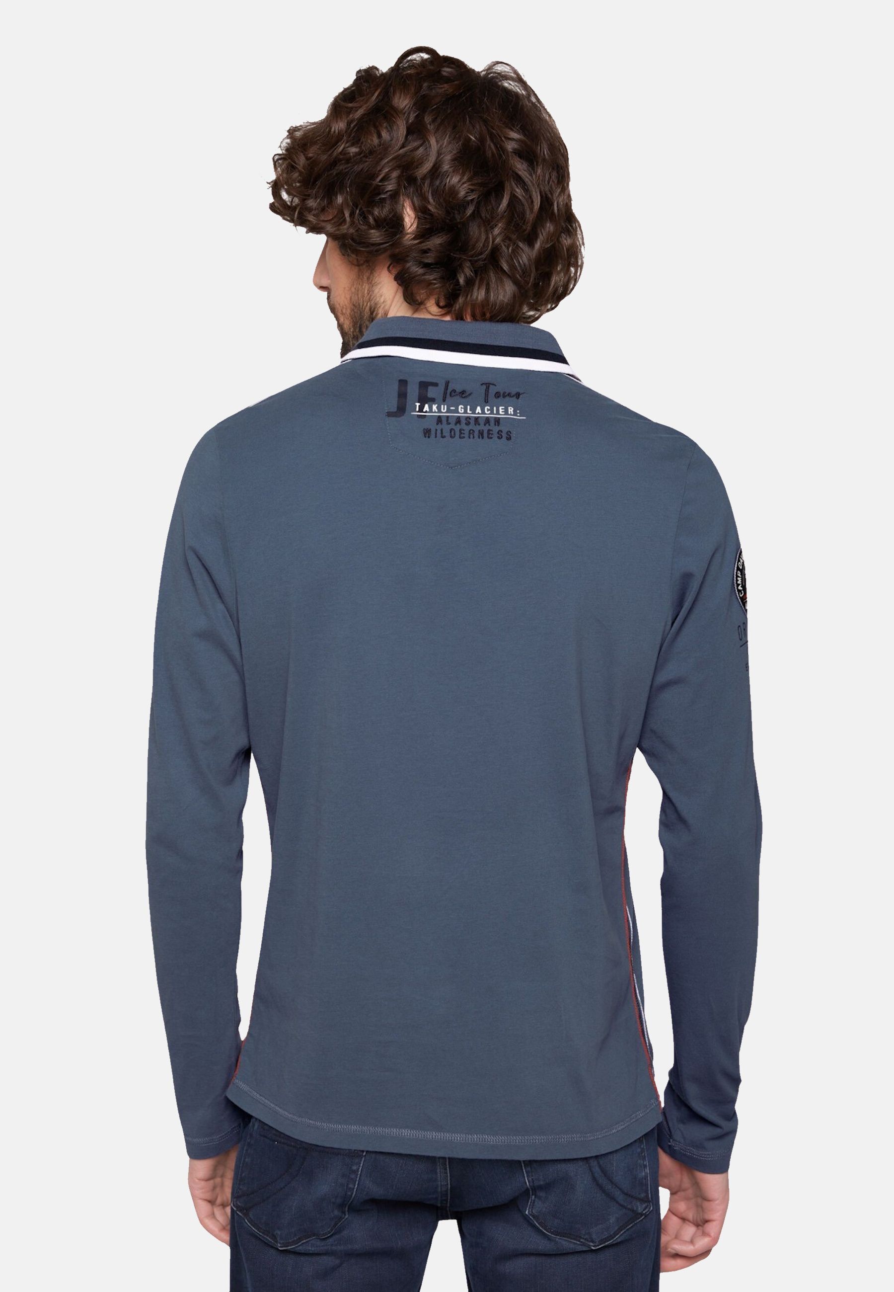 Camp David Poloshirt ALASKA ICE TOUR Langarmshirt 