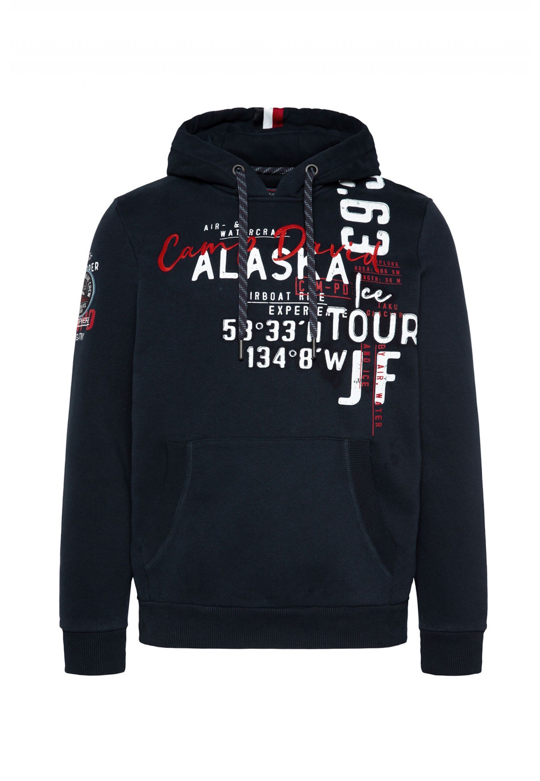 Camp David Kapuzenpullover ALASKA ICE TOUR Hoodie 