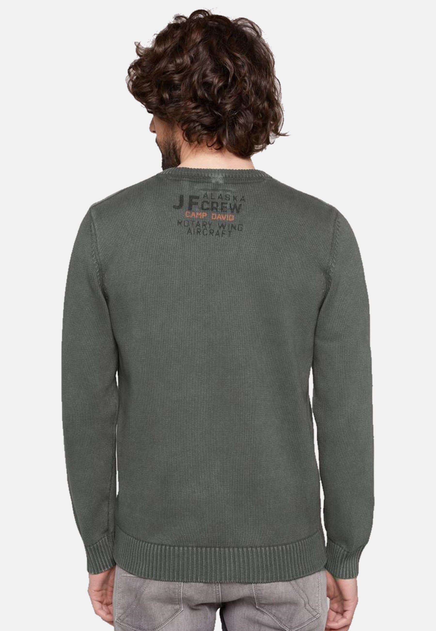 Camp David Pullover Strickpullover V-Neck 