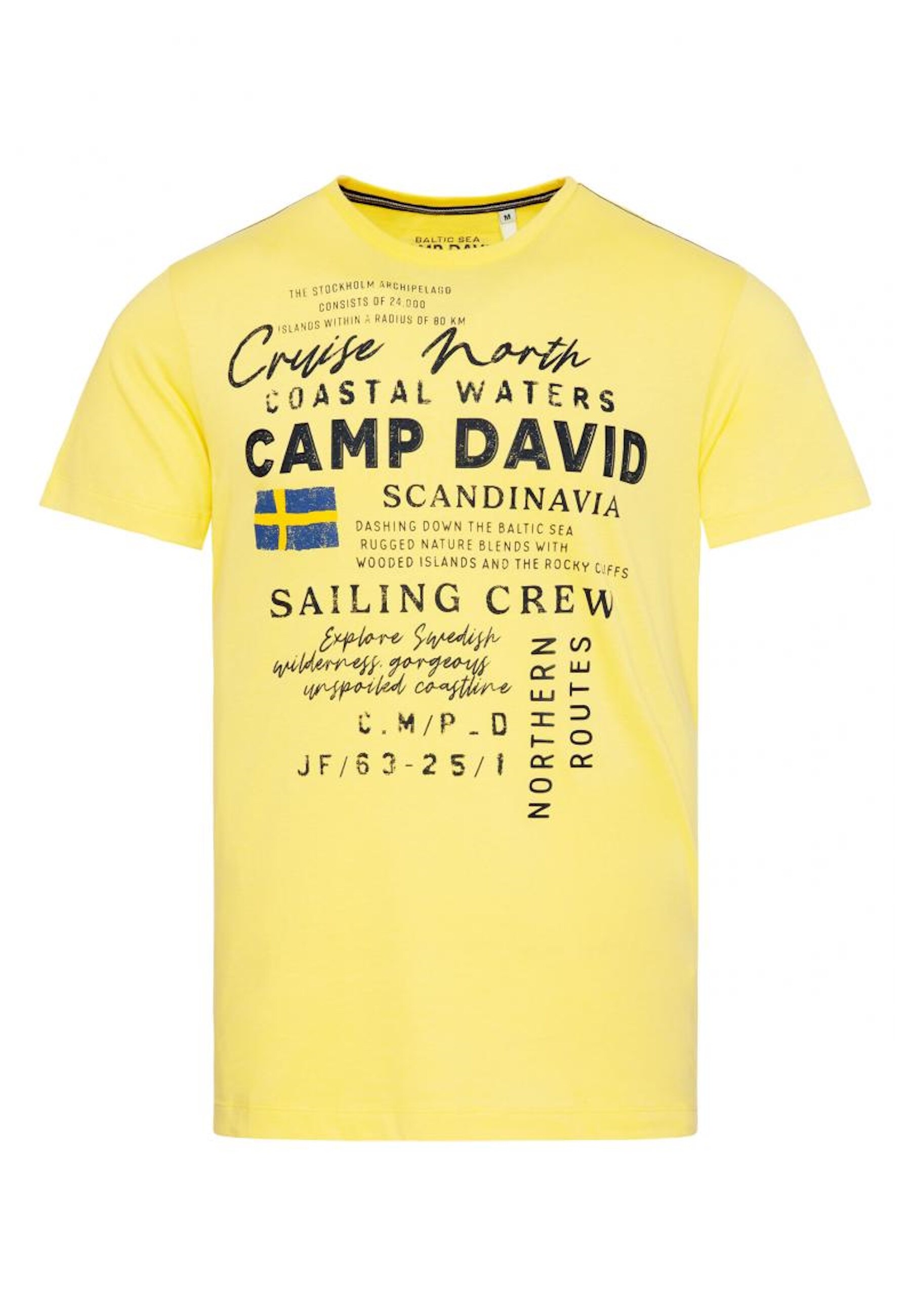 Camp David T-Shirt CRUISE NORTH Kurzarmshirt 