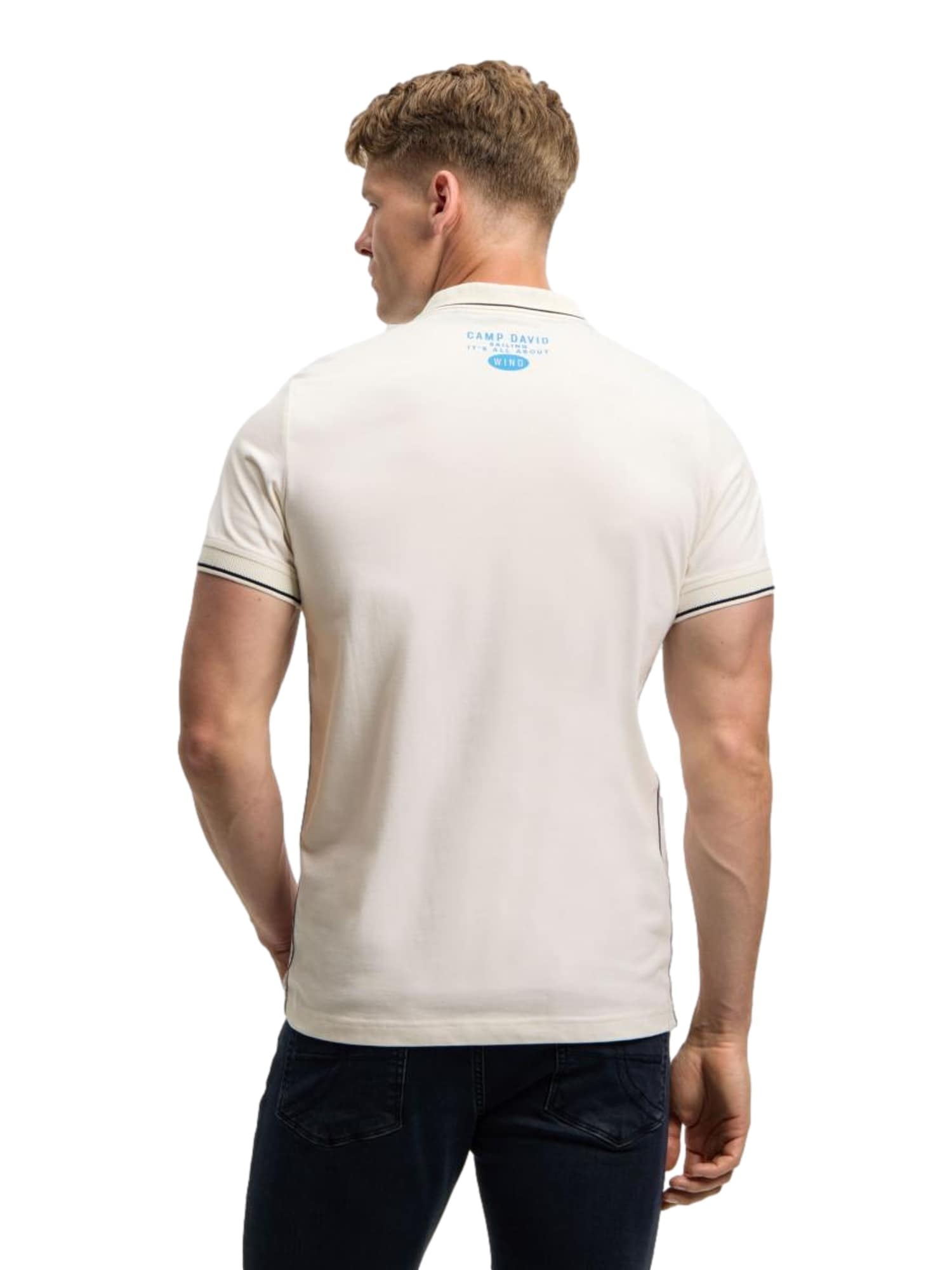 Camp David Poloshirt Cabo Verde Kurzarmshirt mit Polokragen 