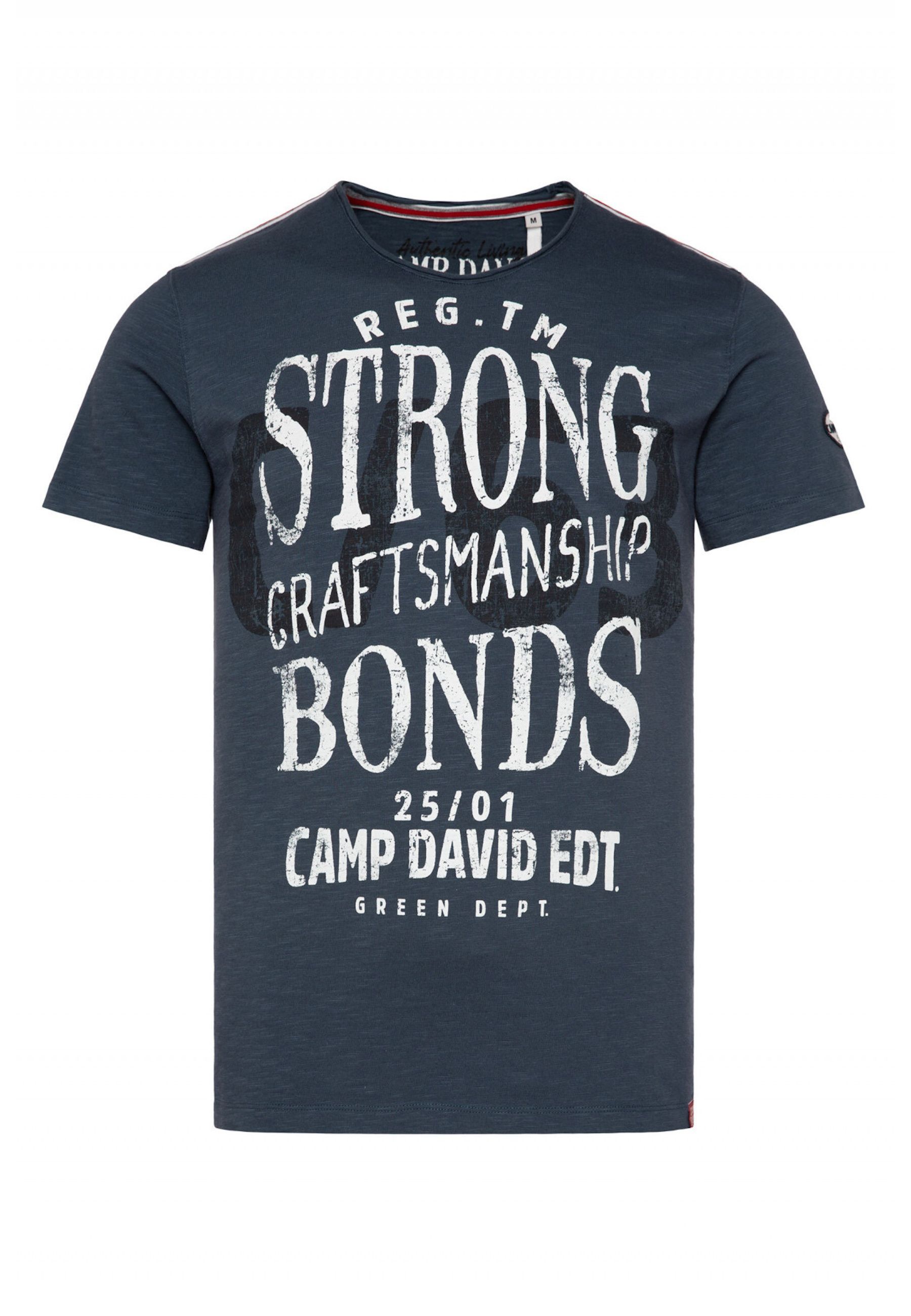 Camp David T-Shirt THE CRAFTSMEN Kurzarmshirt 