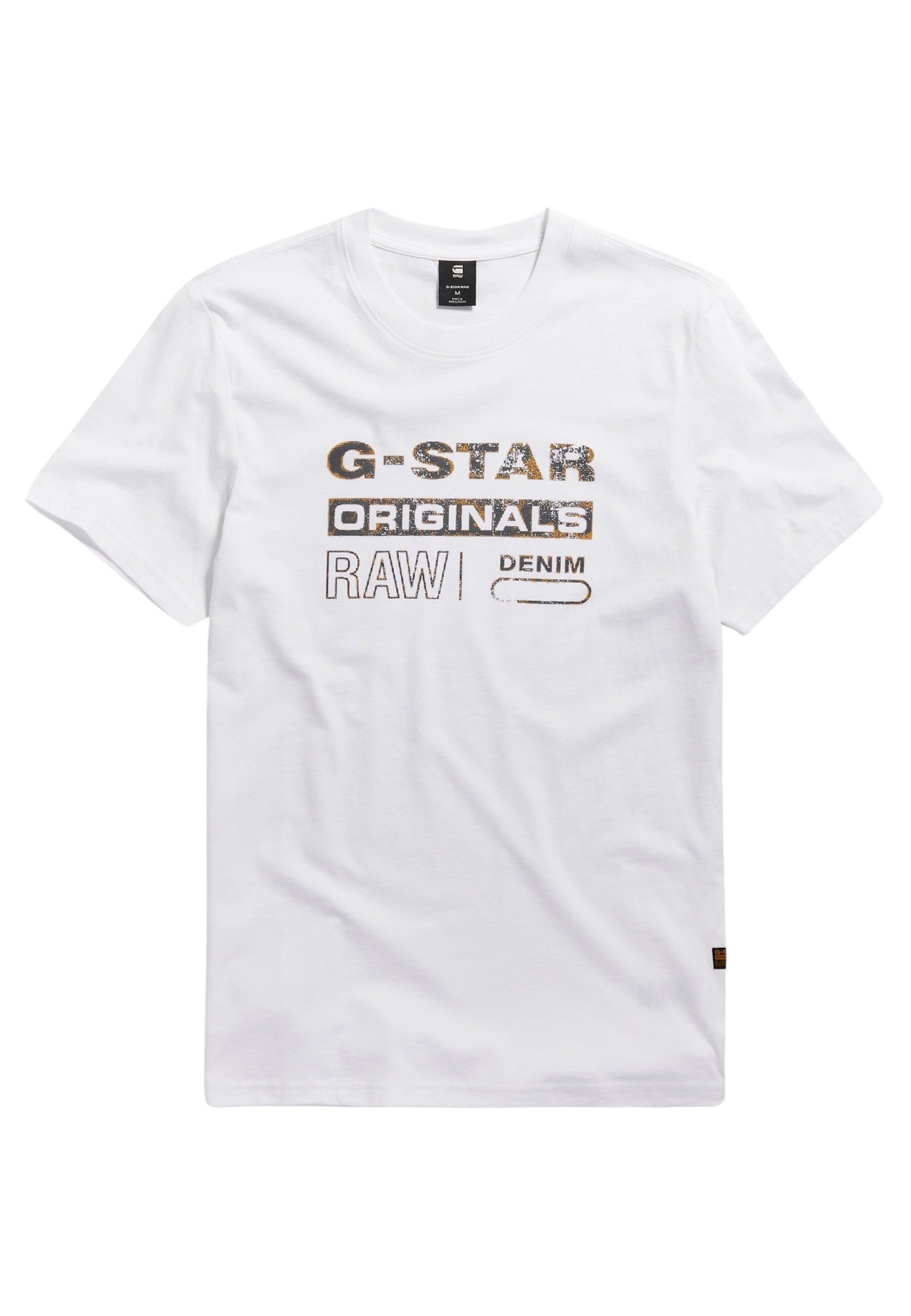 G-STAR T-Shirt DISTRESSED ORIGINALS SLIM Kurzarmshirt 