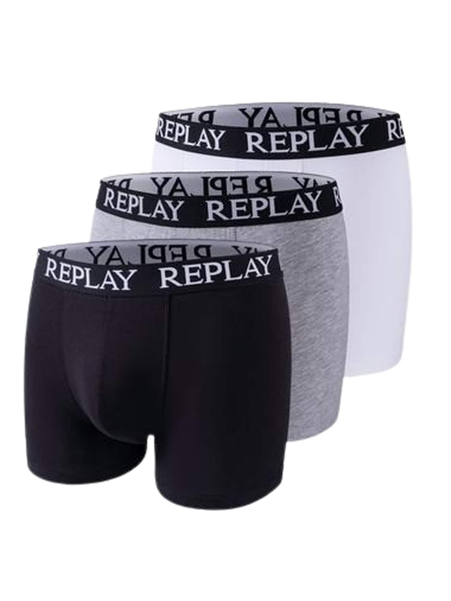 Replay Trunk BOXER Style 01/C Basic Cuff Logo im 3er Pack 