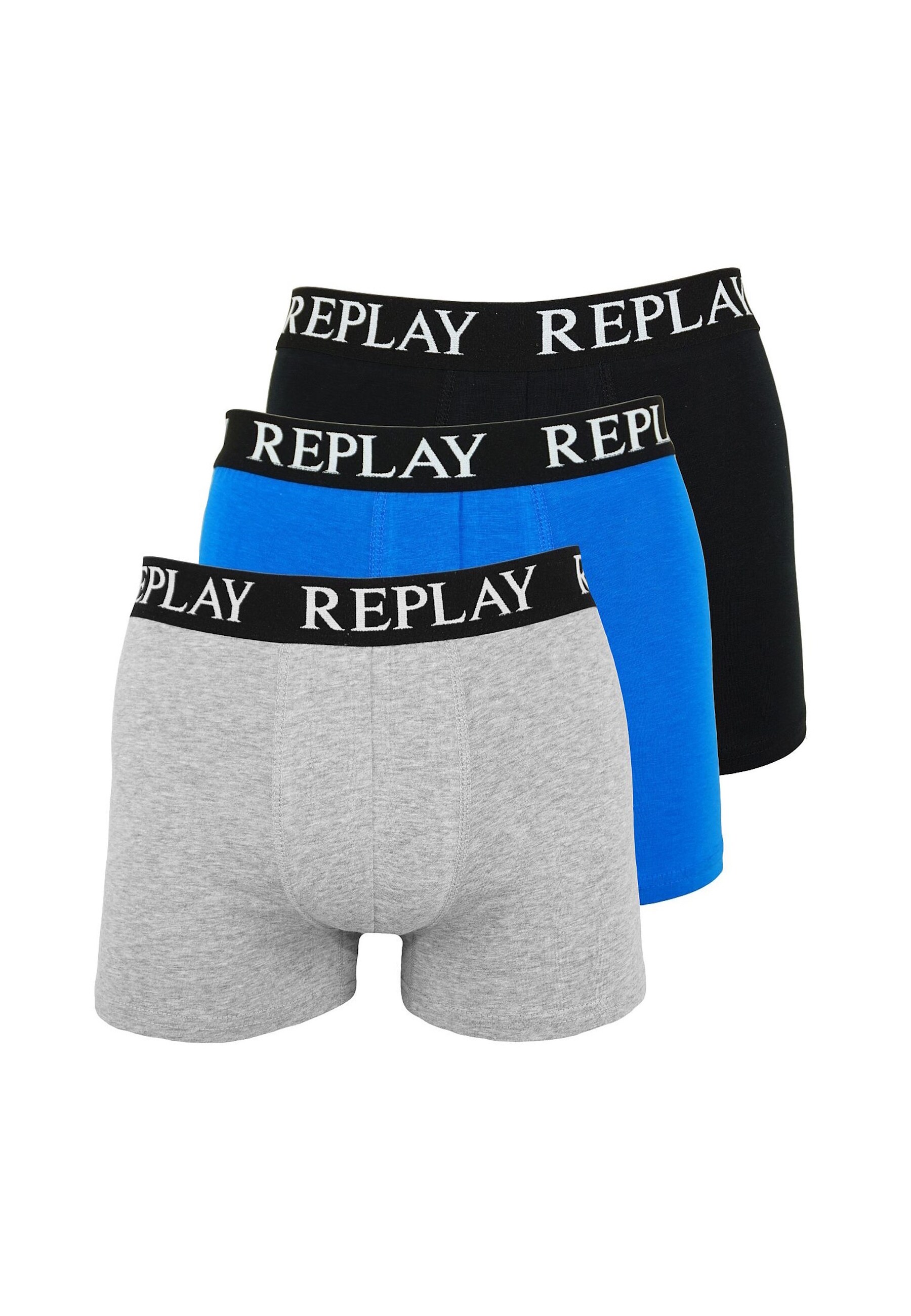 Replay Trunk BOXER Style 01/C Basic Cuff Logo im 3er Pack 