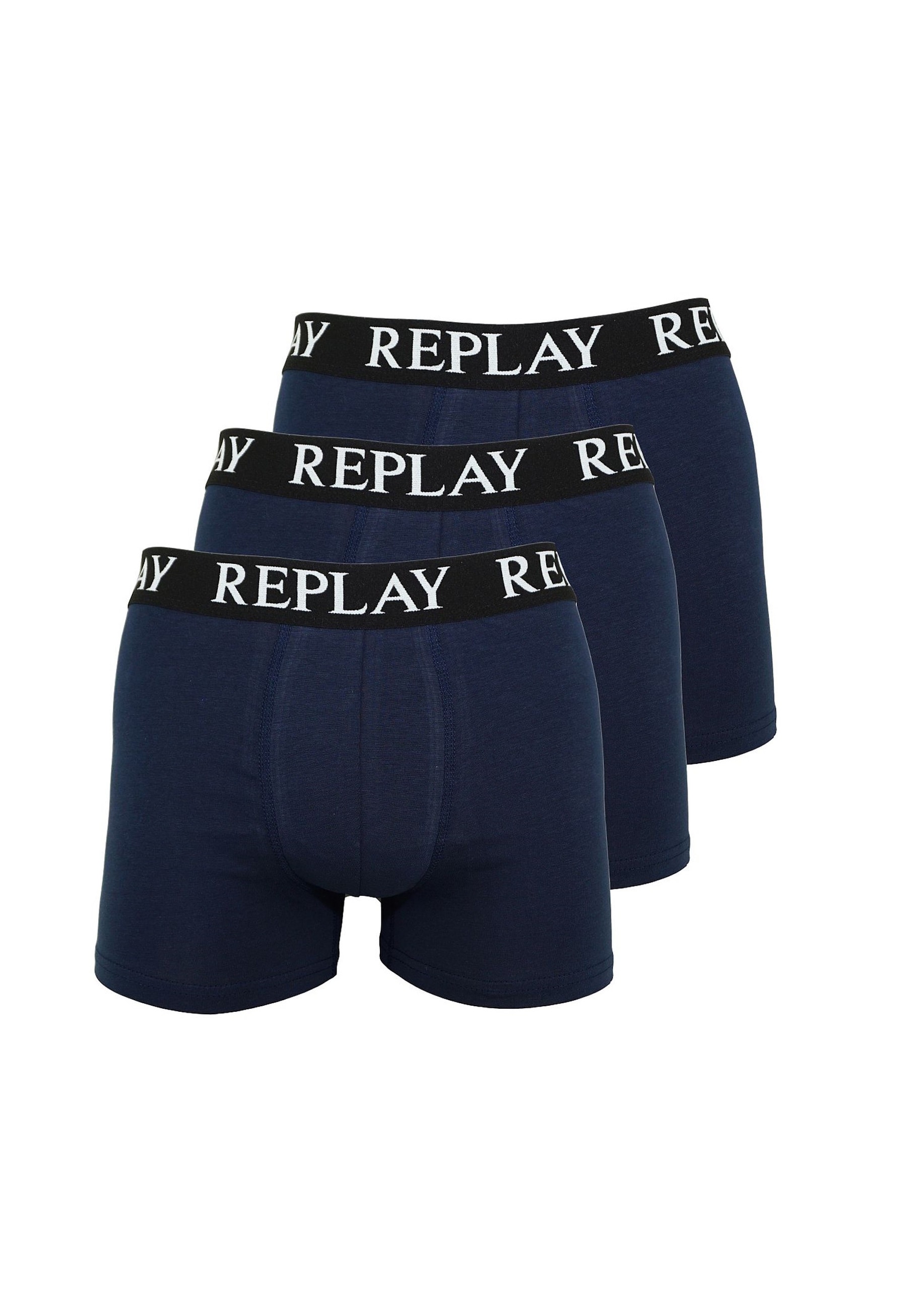 Replay Trunk BOXER Style 01/C Basic Cuff Logo im 3er Pack 