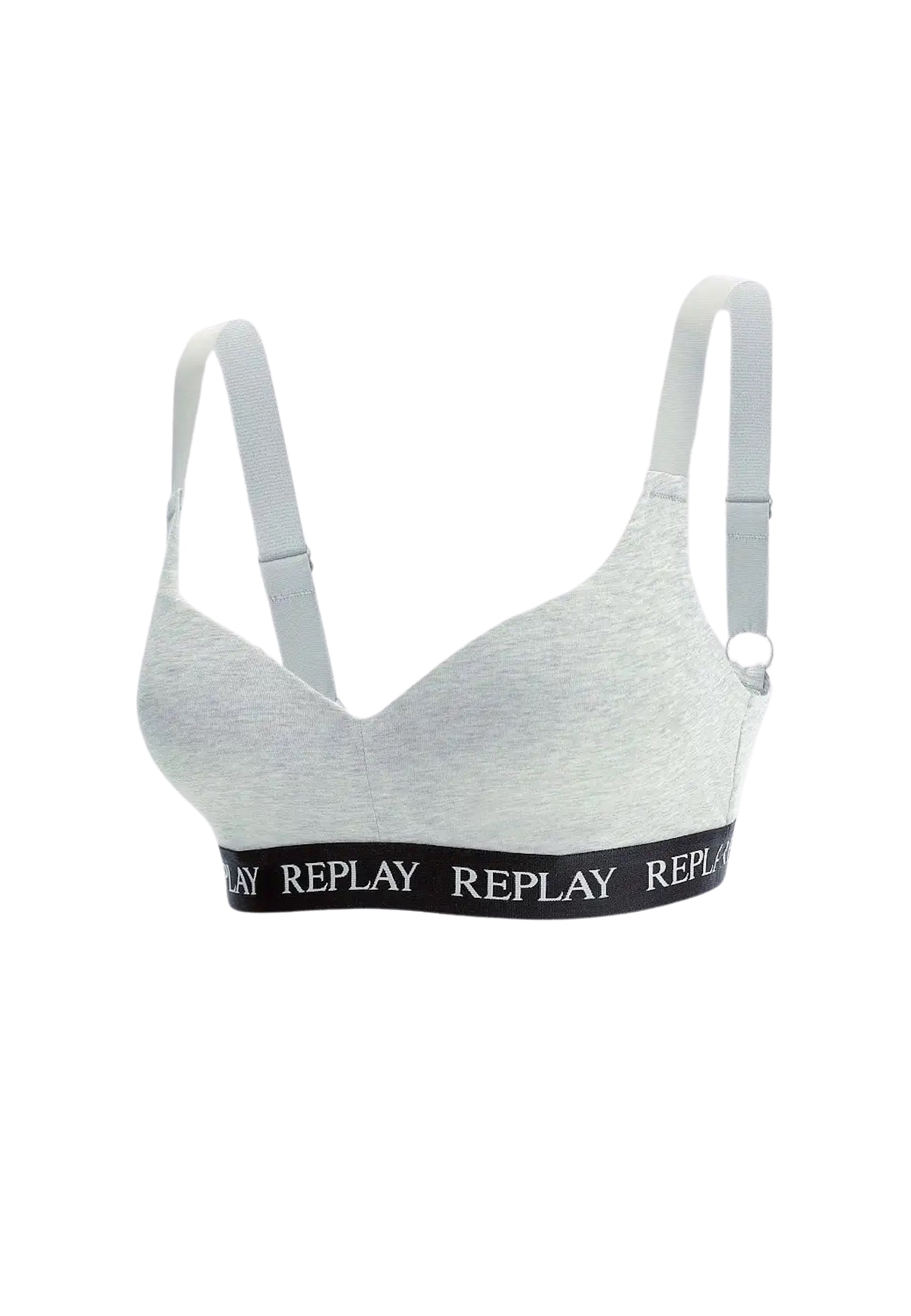 Replay Bustier Gepolstertes Bustier mit verstellbaren Tr&auml;gern 