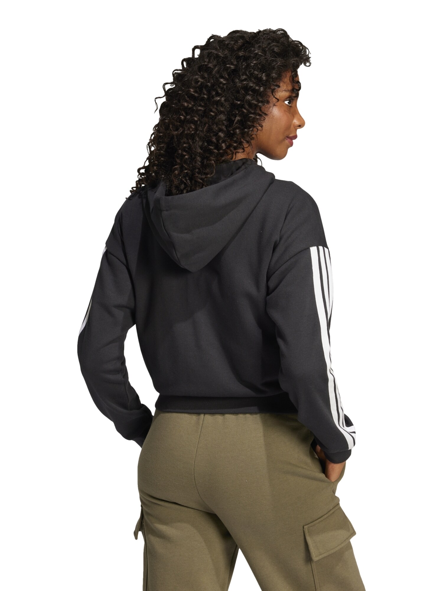 Adidas Jacke W 3S FT FZ HD Kapuzensweatjacke 