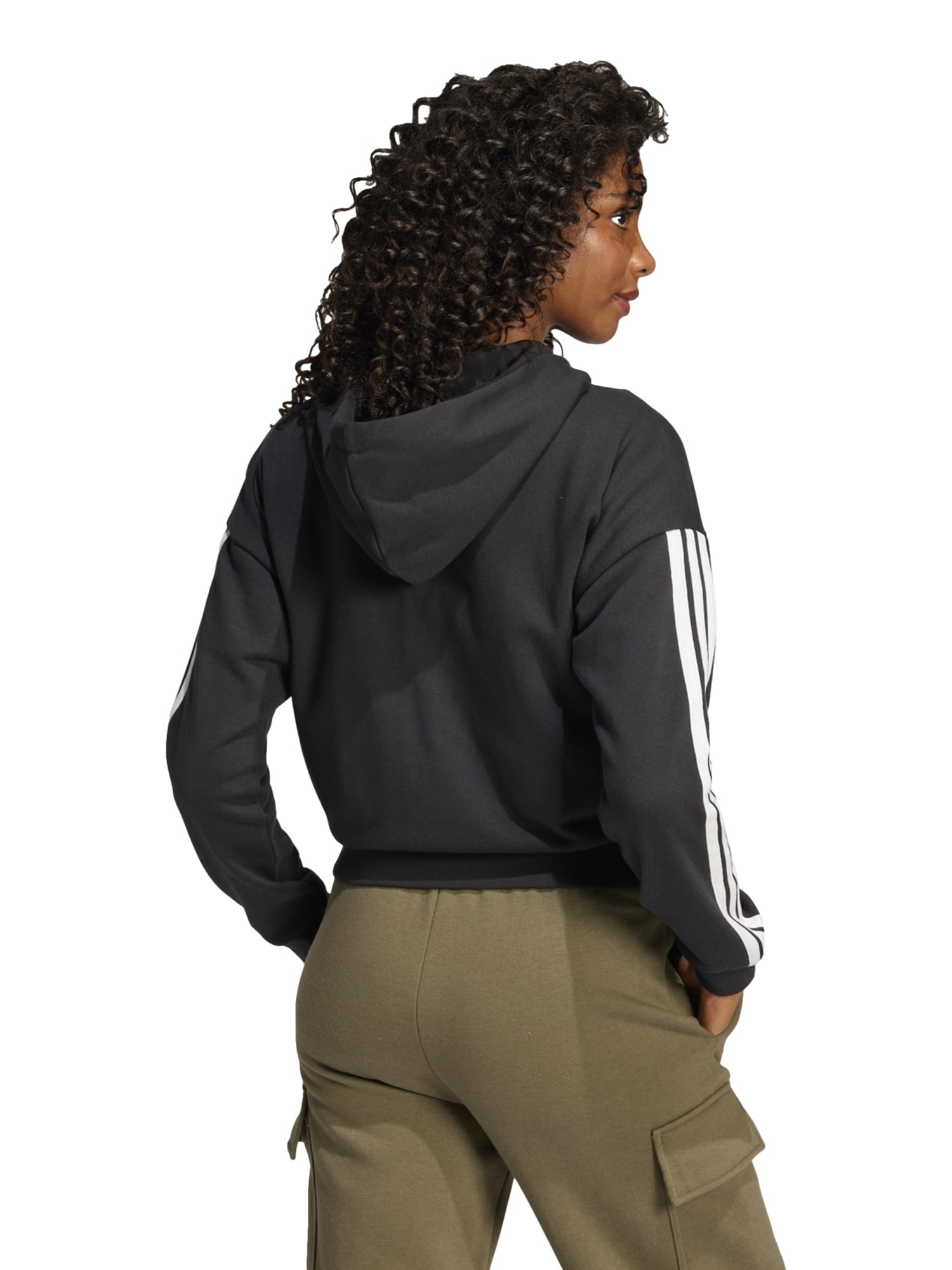 Adidas Jacke W 3S FT FZ HD Kapuzensweatjacke 