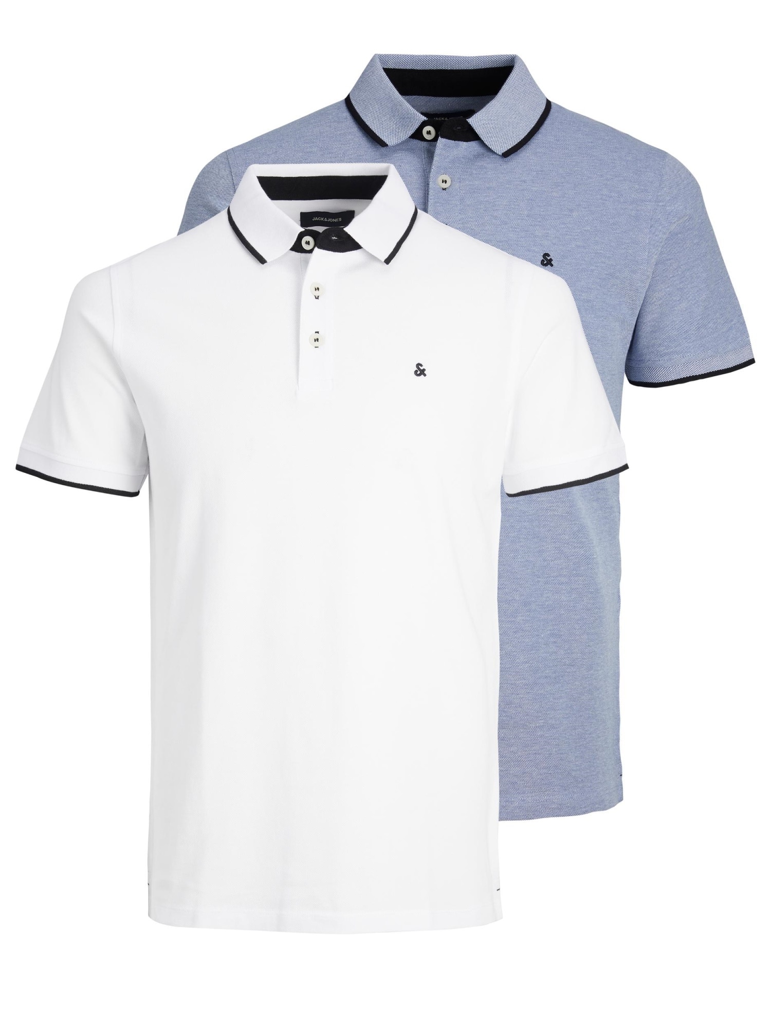 Jack & Jones Polo 2 Pack Poloshirt JJEPAULOS POLO Shortsleeve 