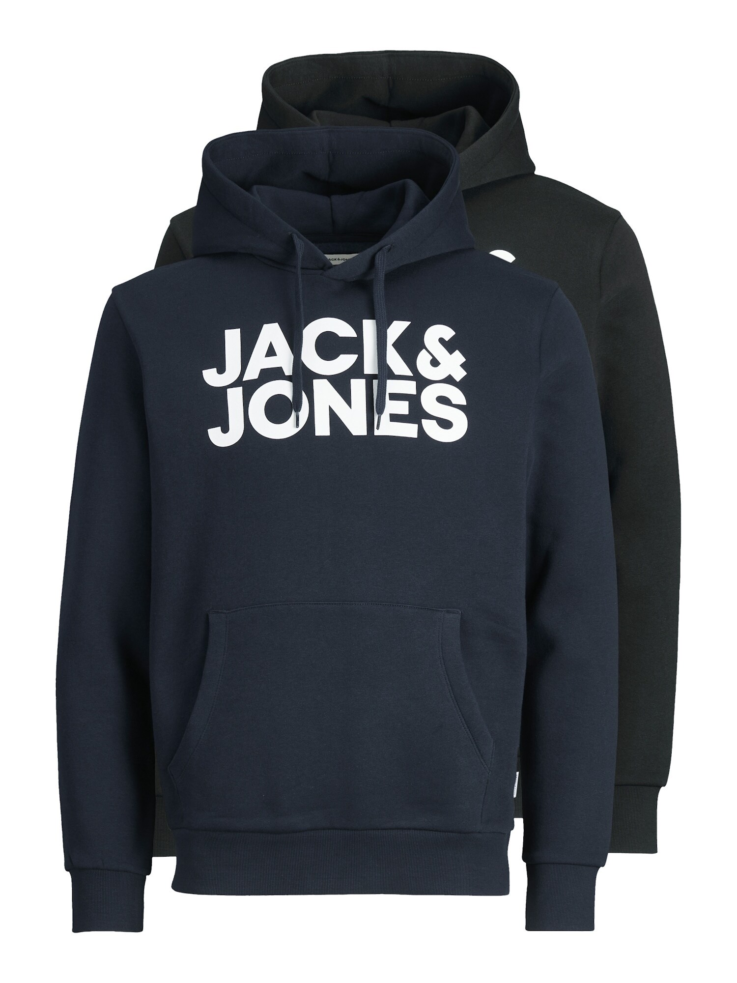 Jack & Jones Hoodie Corp Logo Kapuzensweatshirt Doppelpack 