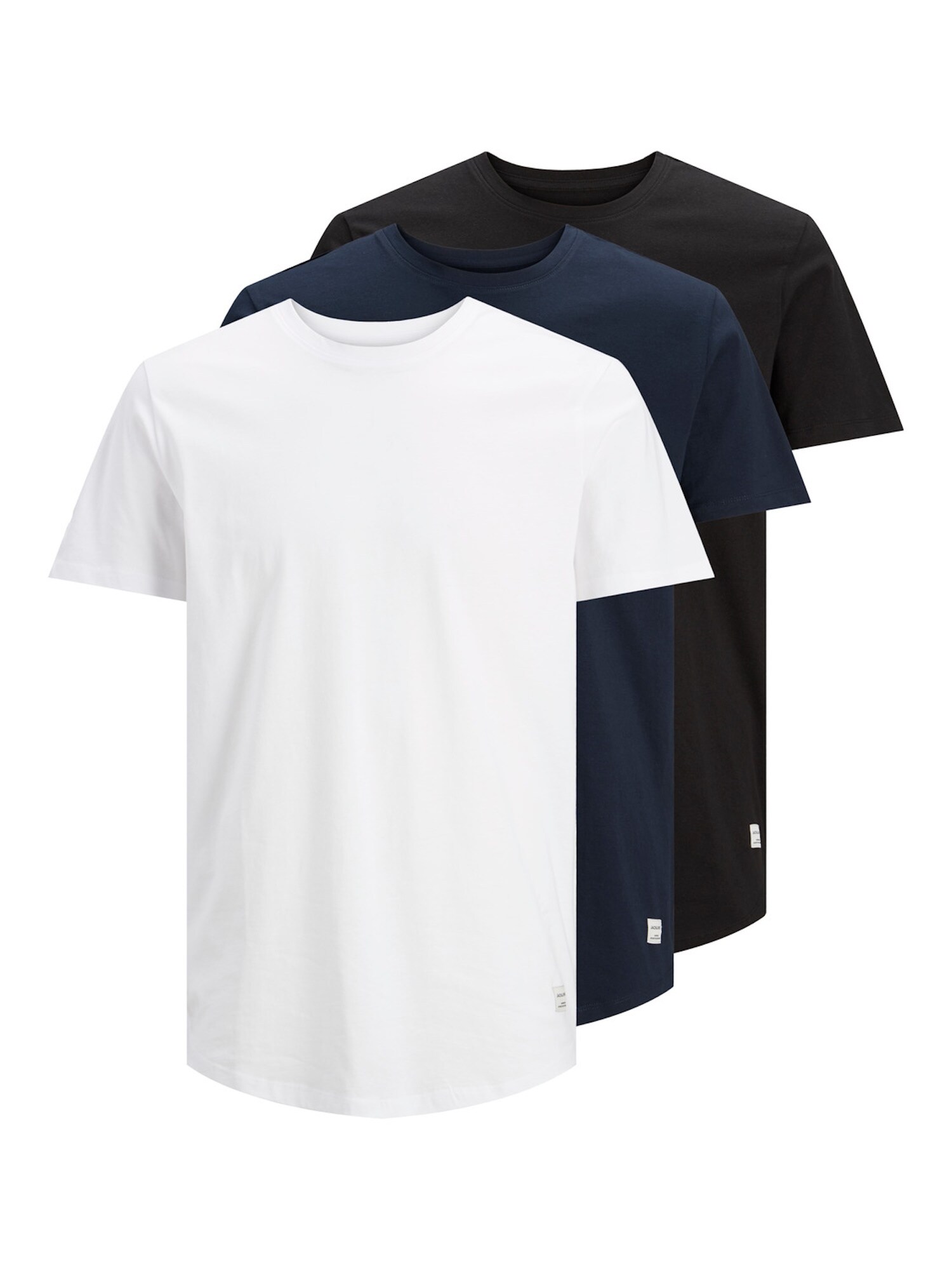 Jack & Jones Shirts 3 Pack T-Shirt JJENOA TEE CREW NECK 