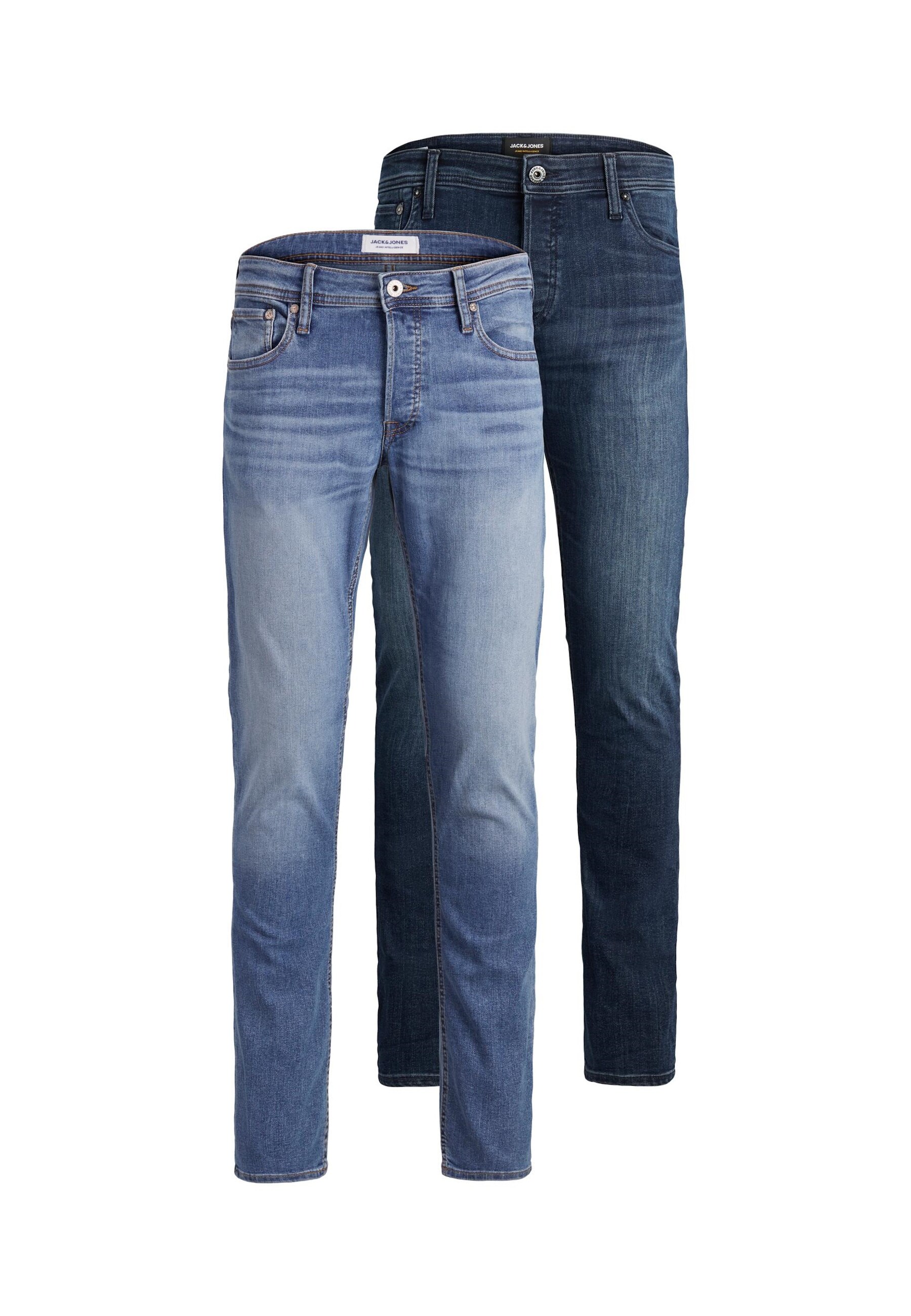 Jack & Jones Jeans 2 Pack Jeanshose JJIGLENN JJORIGINAL AM Jeanstrouser 