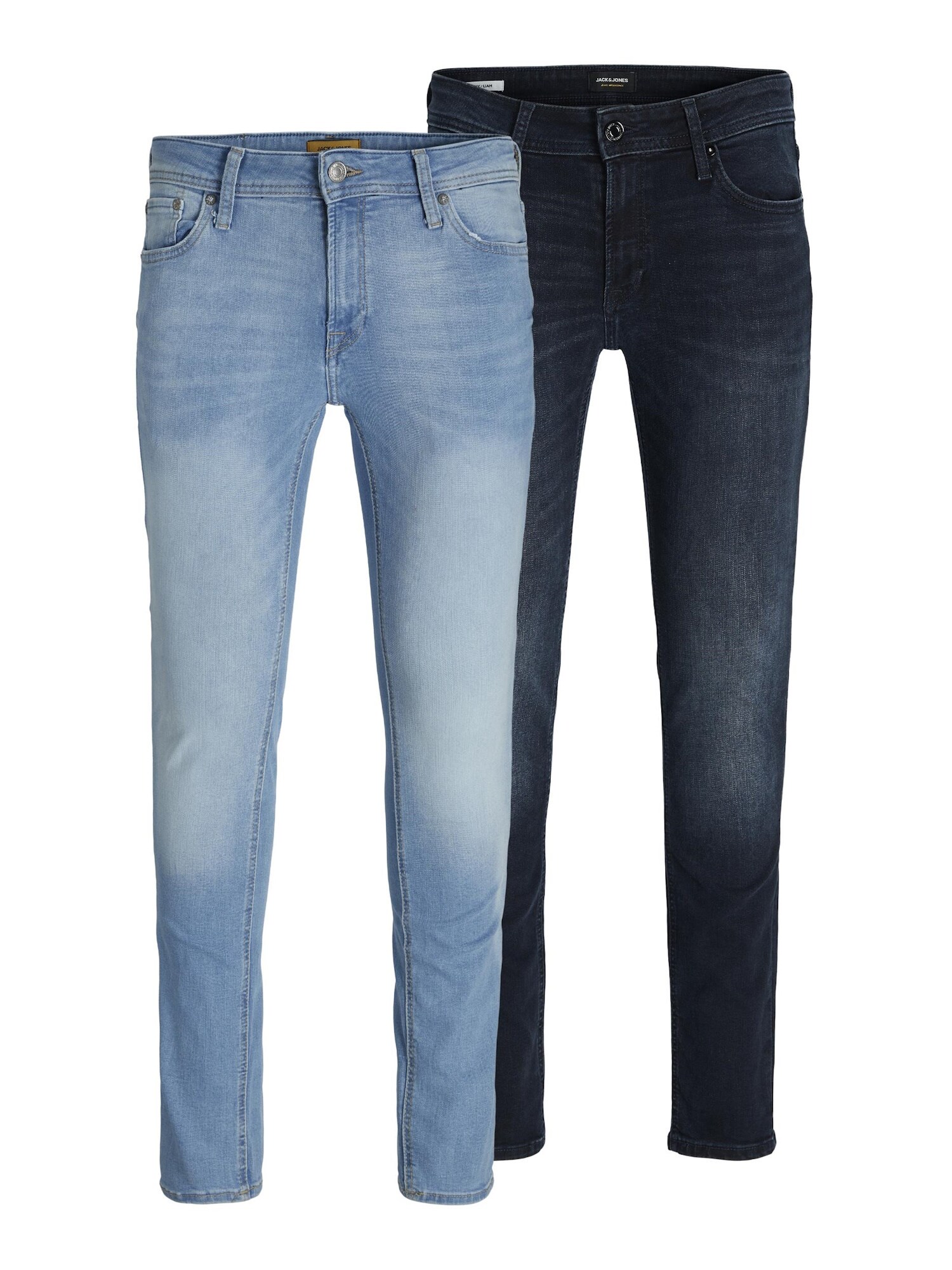 Jack & Jones Jeans Skinny 2 Pack Jeanshose JJILIAM JJORIGINAL AGI Jeanstrouser 
