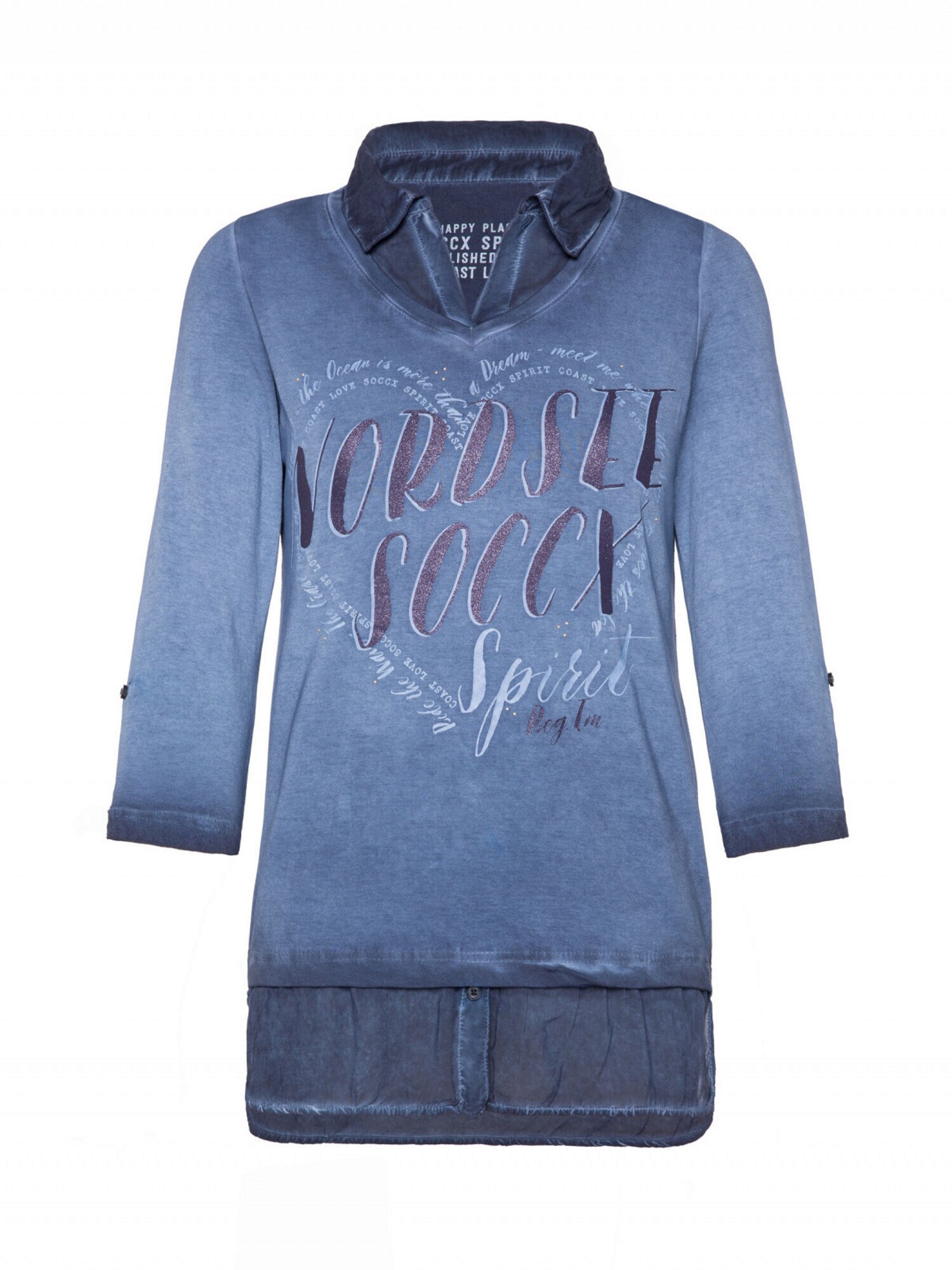Soccx Bluse Meerliebe II 3/4 &Auml;rmel Shirt 