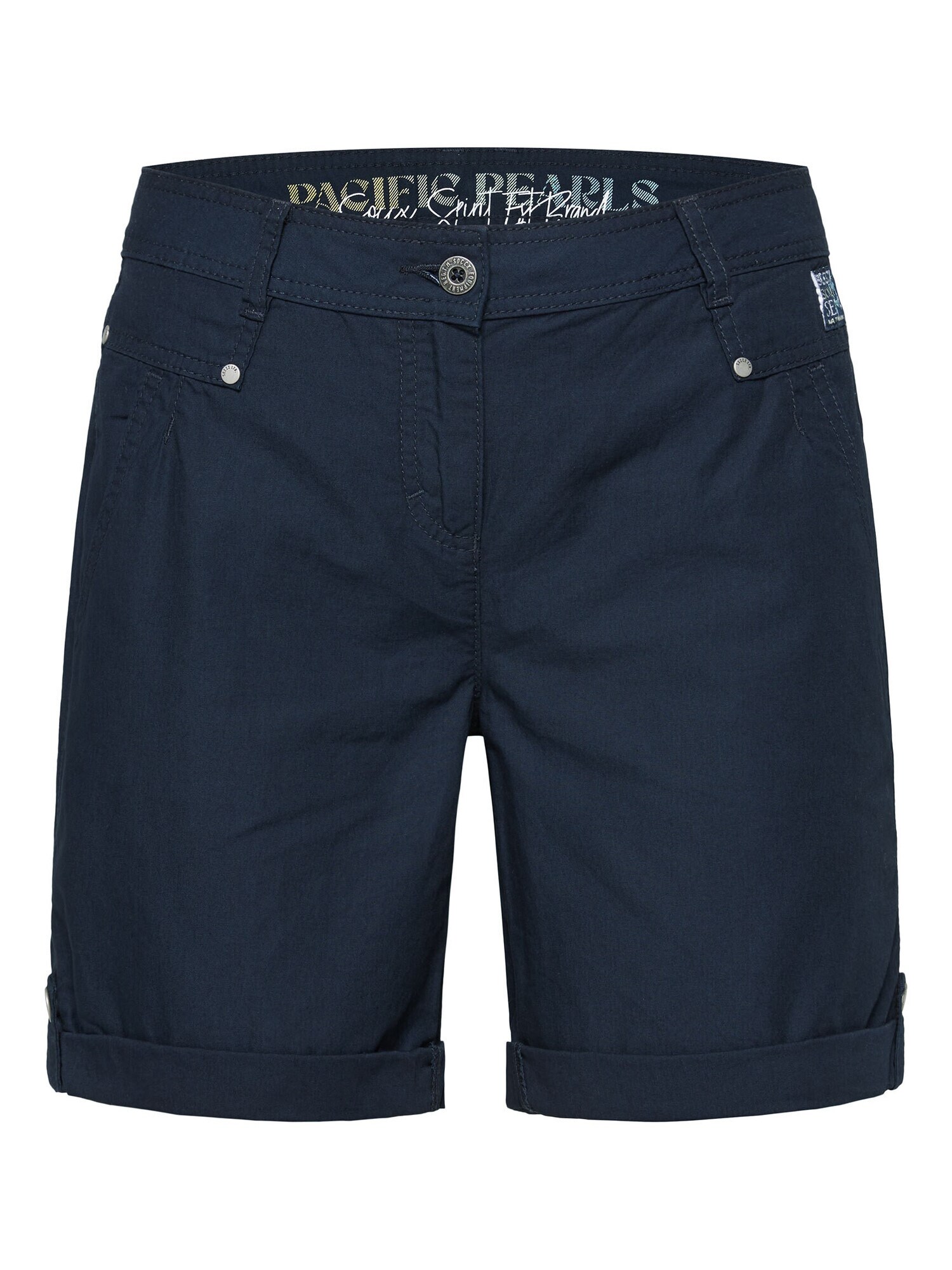 Soccx Shorts Bermuda-Shorts mit Turn-Up-Saum und seitlichen Einschubtaschen mit Krempelsaum 