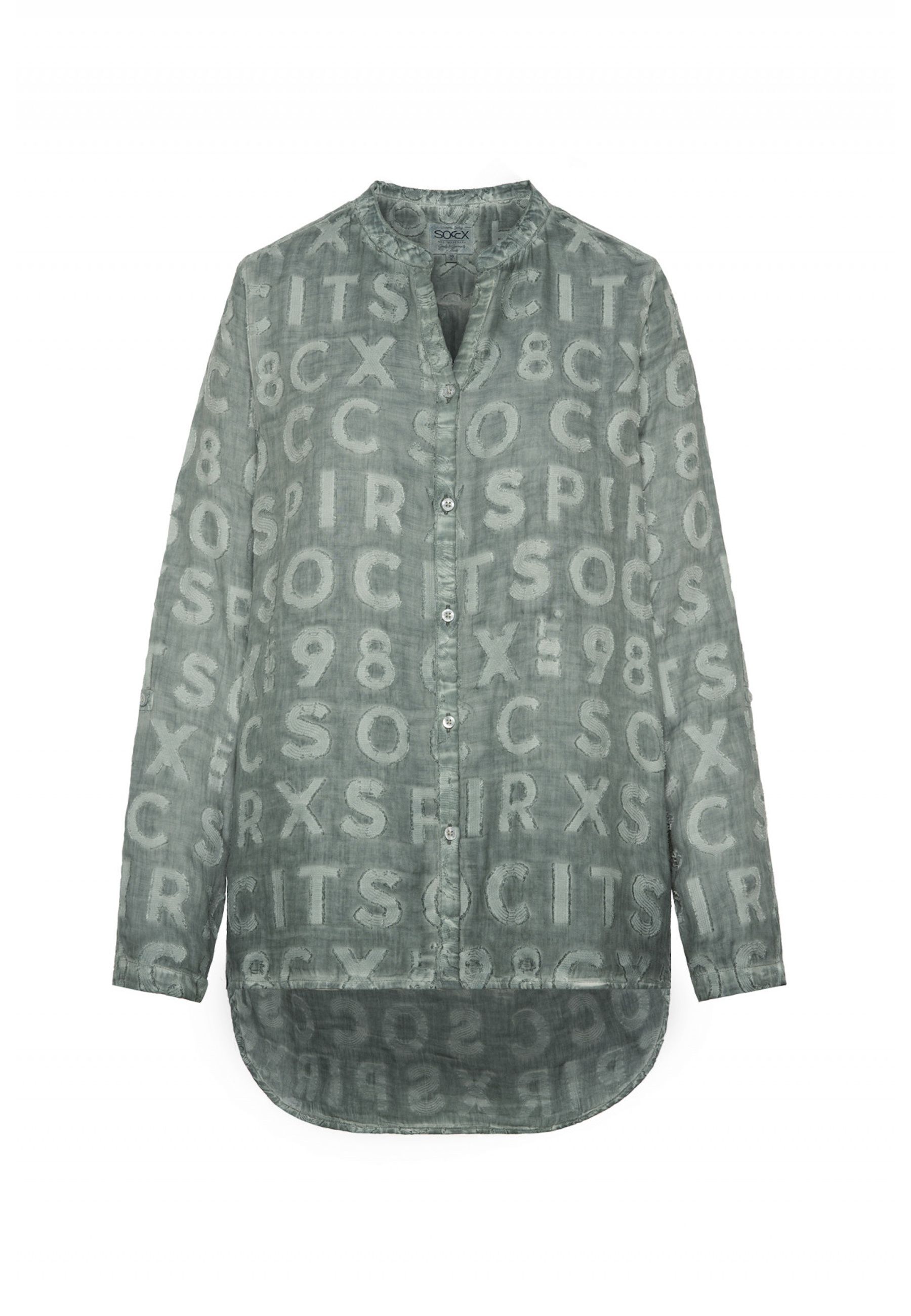 Soccx Bluse ROCK THE BOAT Langarmbluse 