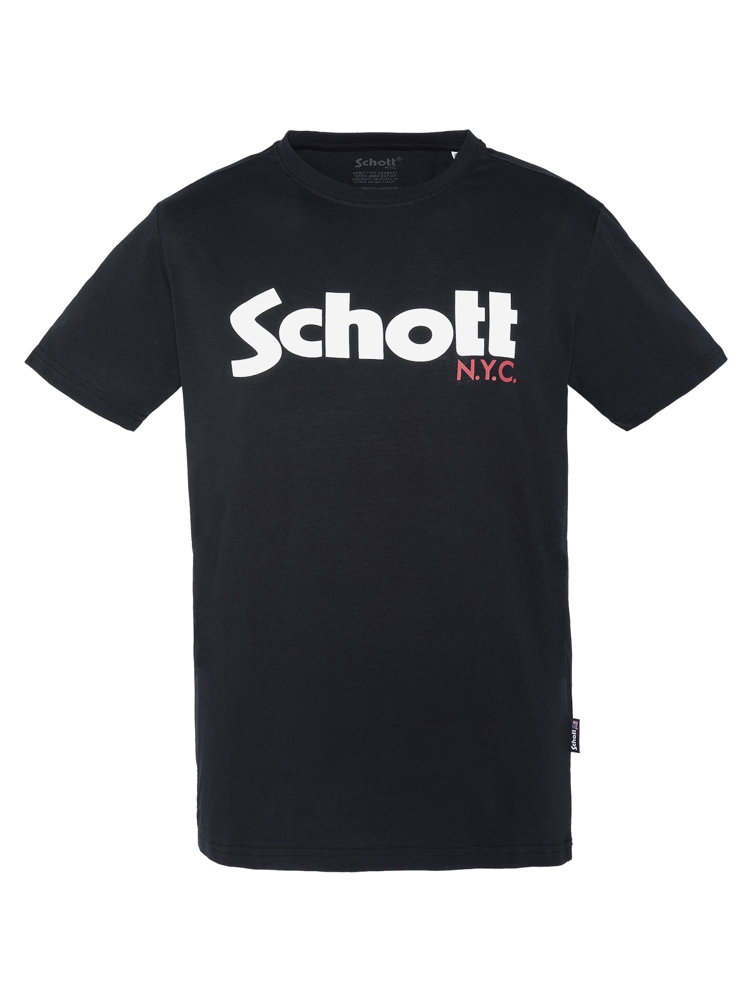 Schott T-Shirt Logo Kurzarmshirt 