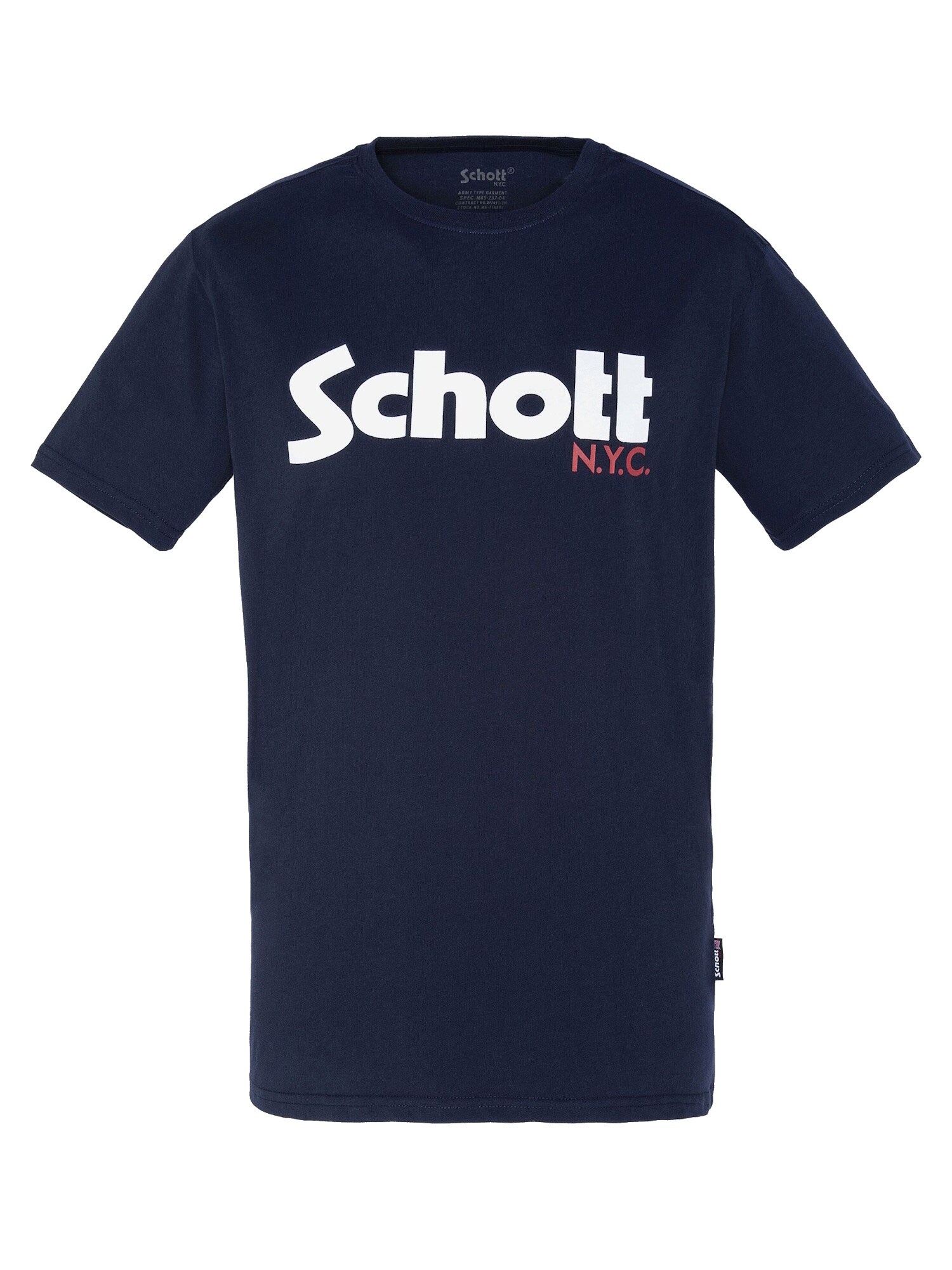 Schott T-Shirt Logo Kurzarmshirt 