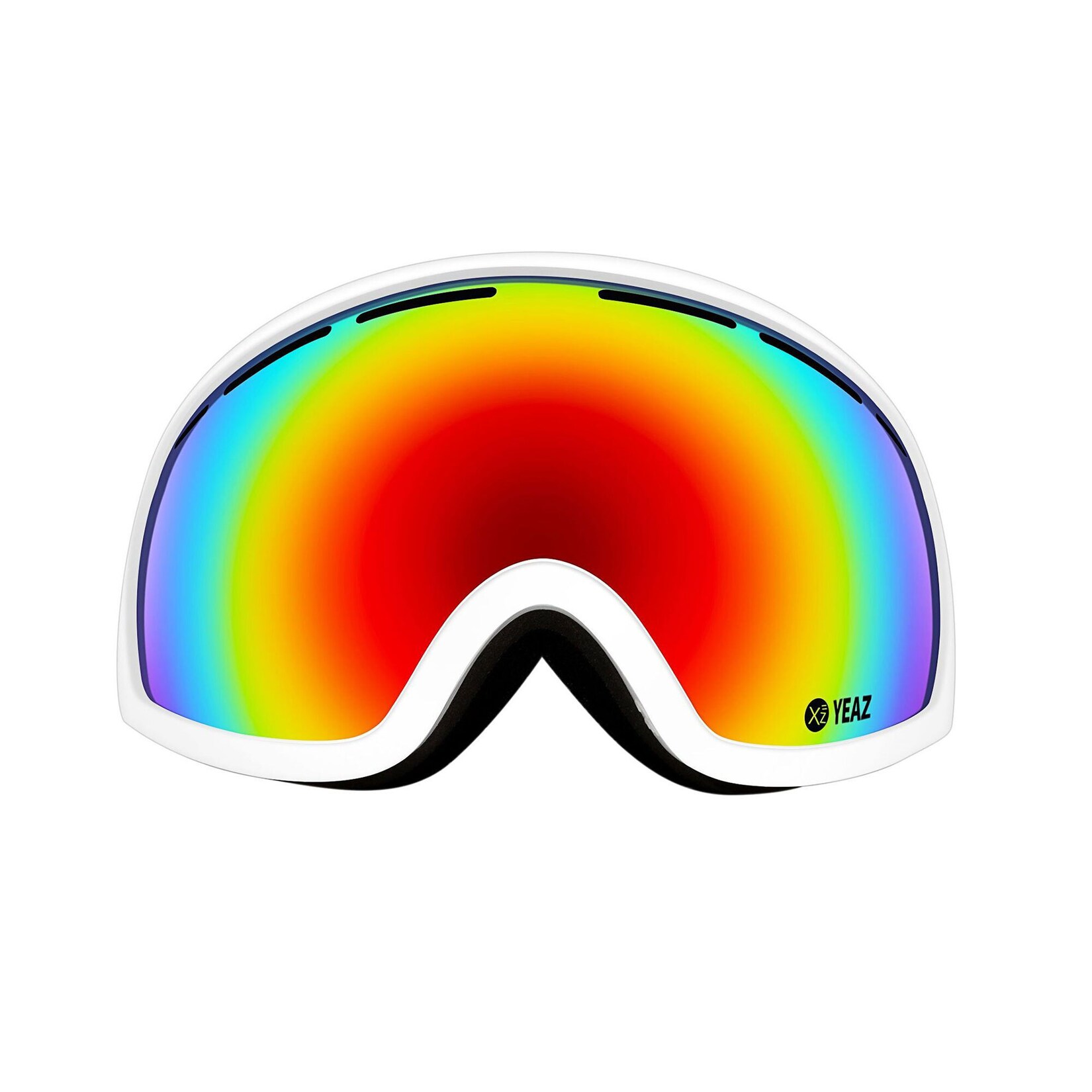 YEAZ Ski- Snowboardbrille rot/weiß PEAK