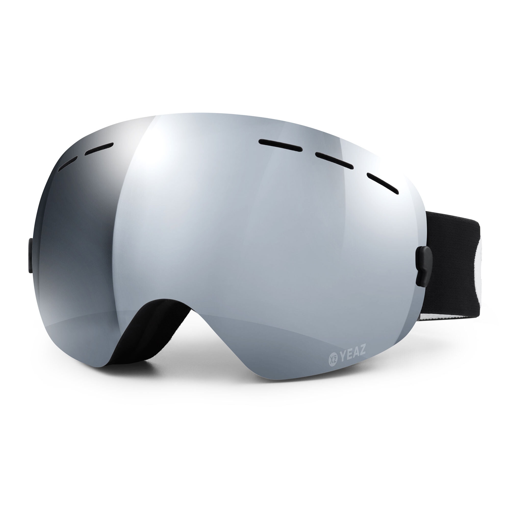 YEAZ Ski- Snowboardbrille ohne Rahmen silber verspiegelt XTRM-SUMMIT 