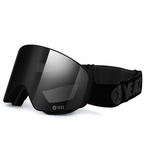 YEAZ Magnet-Ski-Snowboardbrille schwarz/schwarz APEX 