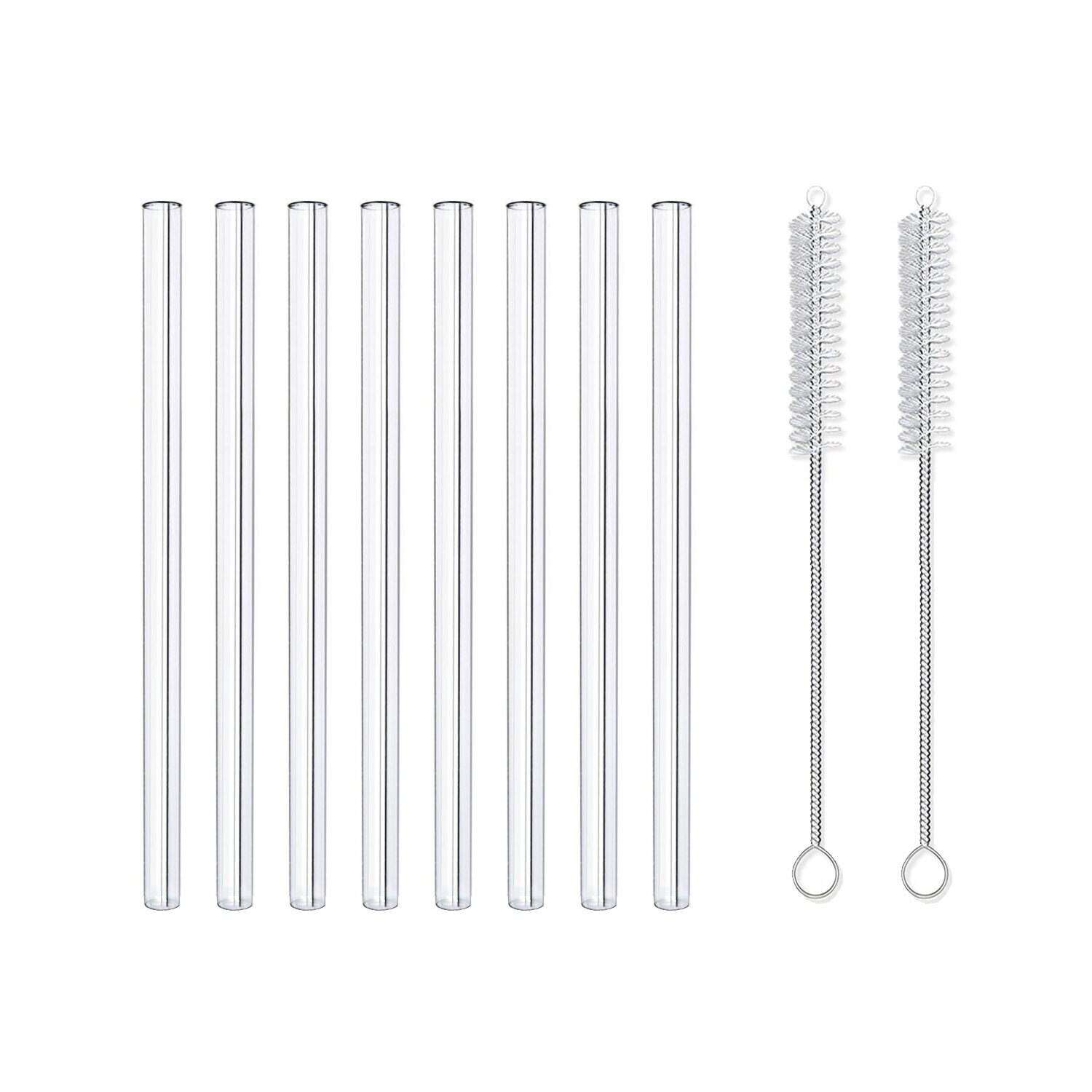 Wiederverwendbares Glastrinkhalm-Set SMOOTHIE PETITE