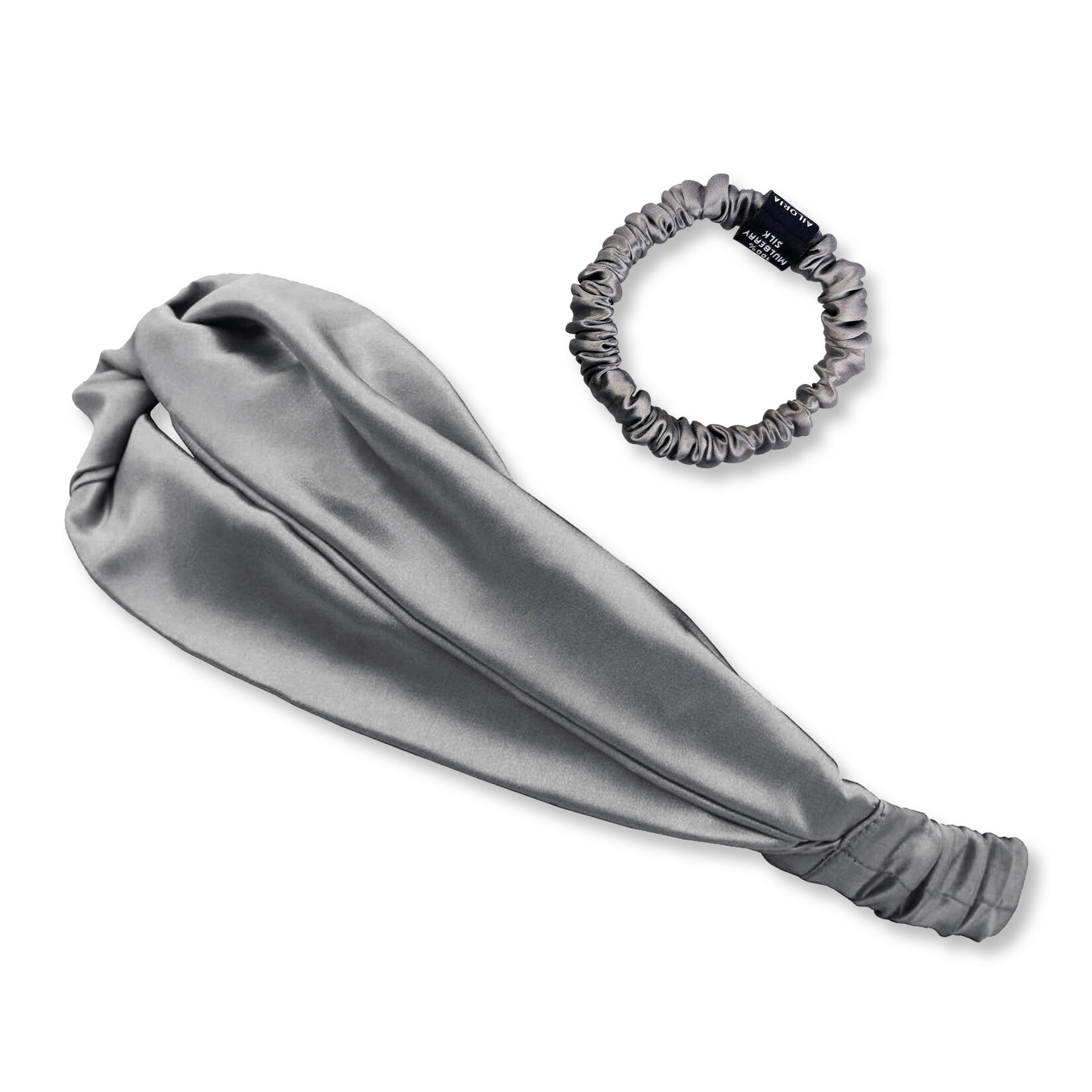 Set Headband und Scrunchie S aus Seide SOYEUX & DOUX
