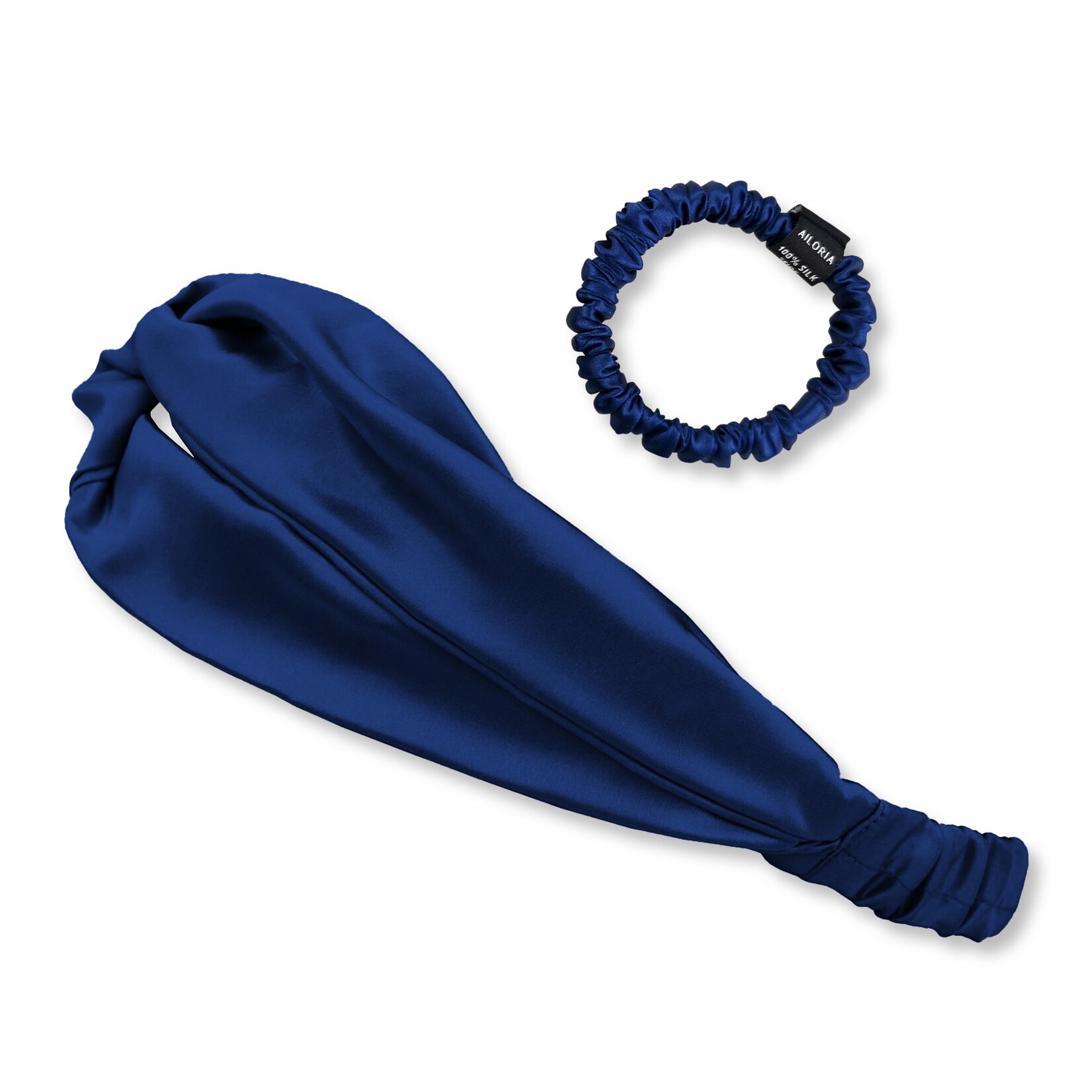 Set Headband und Scrunchie S aus Seide SOYEUX & DOUX