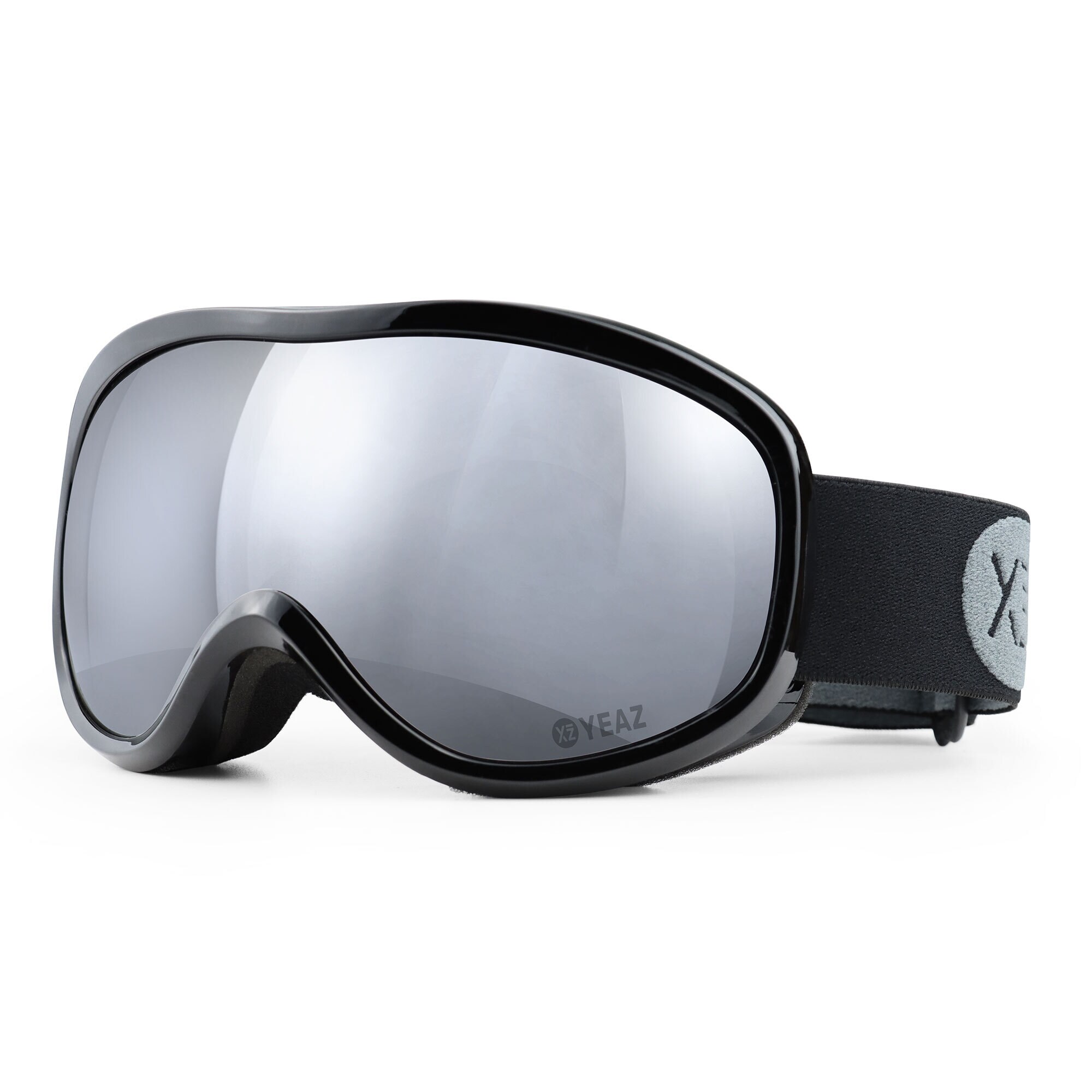 YEAZ Ski- und Snowboard-Brille silber/schwarz STEEZE 