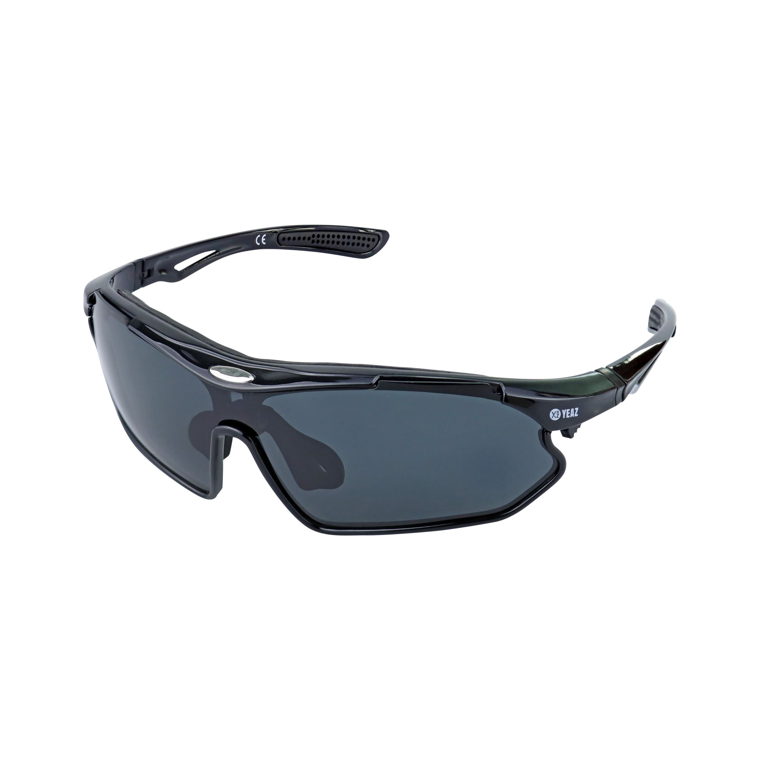 YEAZ Sport-Sonnenbrille schwarz/polarisiert SUNRAY 