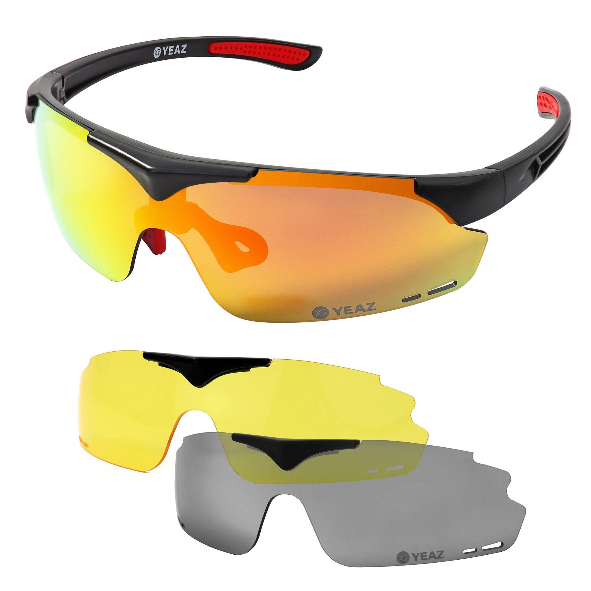 YEAZ Set Magnet-Sport-Sonnenbrille SUNUP 