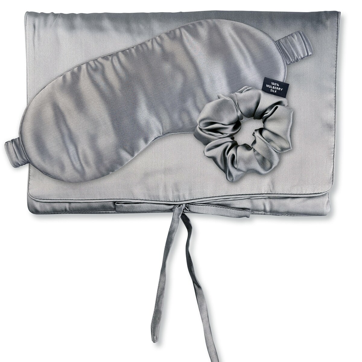 Tasche, Schlafmaske & Scrunchie M aus Seide TRAVEL SET BEAUTY M