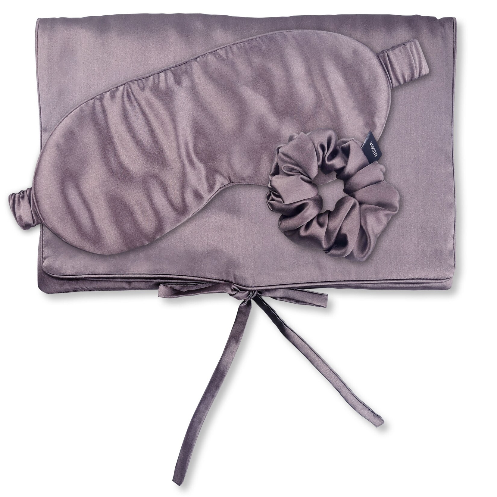 Tasche, Schlafmaske & Scrunchie M aus Seide TRAVEL SET BEAUTY M