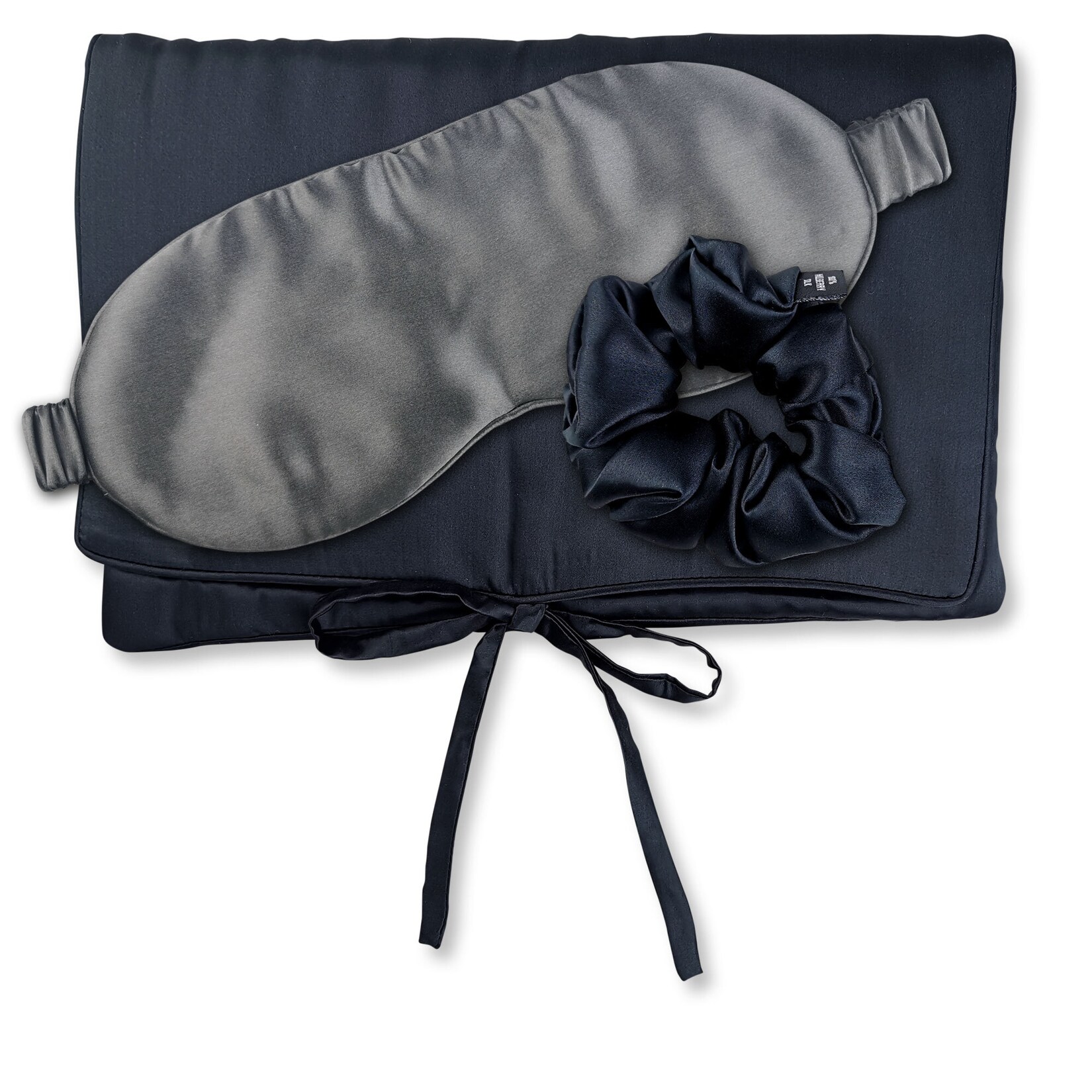 Tasche, Schlafmaske & Scrunchie M aus Seide TRAVEL SET BEAUTY M