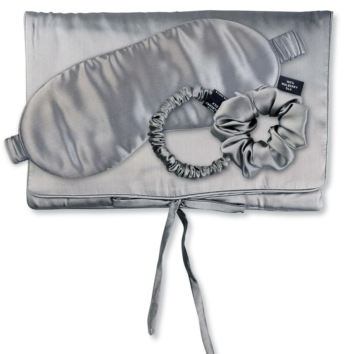 AILORIA Tasche, Schlafmaske, Scrunchie S & Scrunchie M TRAVEL SET