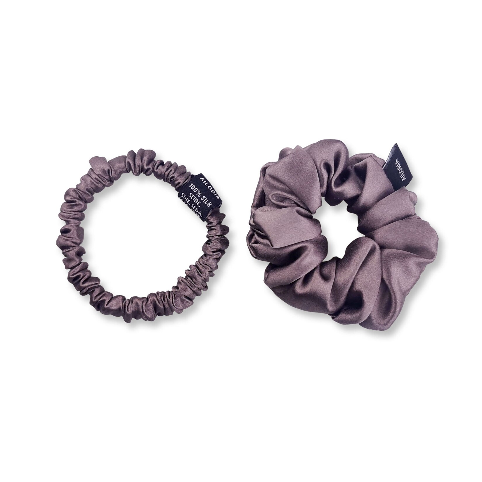 AILORIA Set Scrunchies S und M aus Seide DOUX