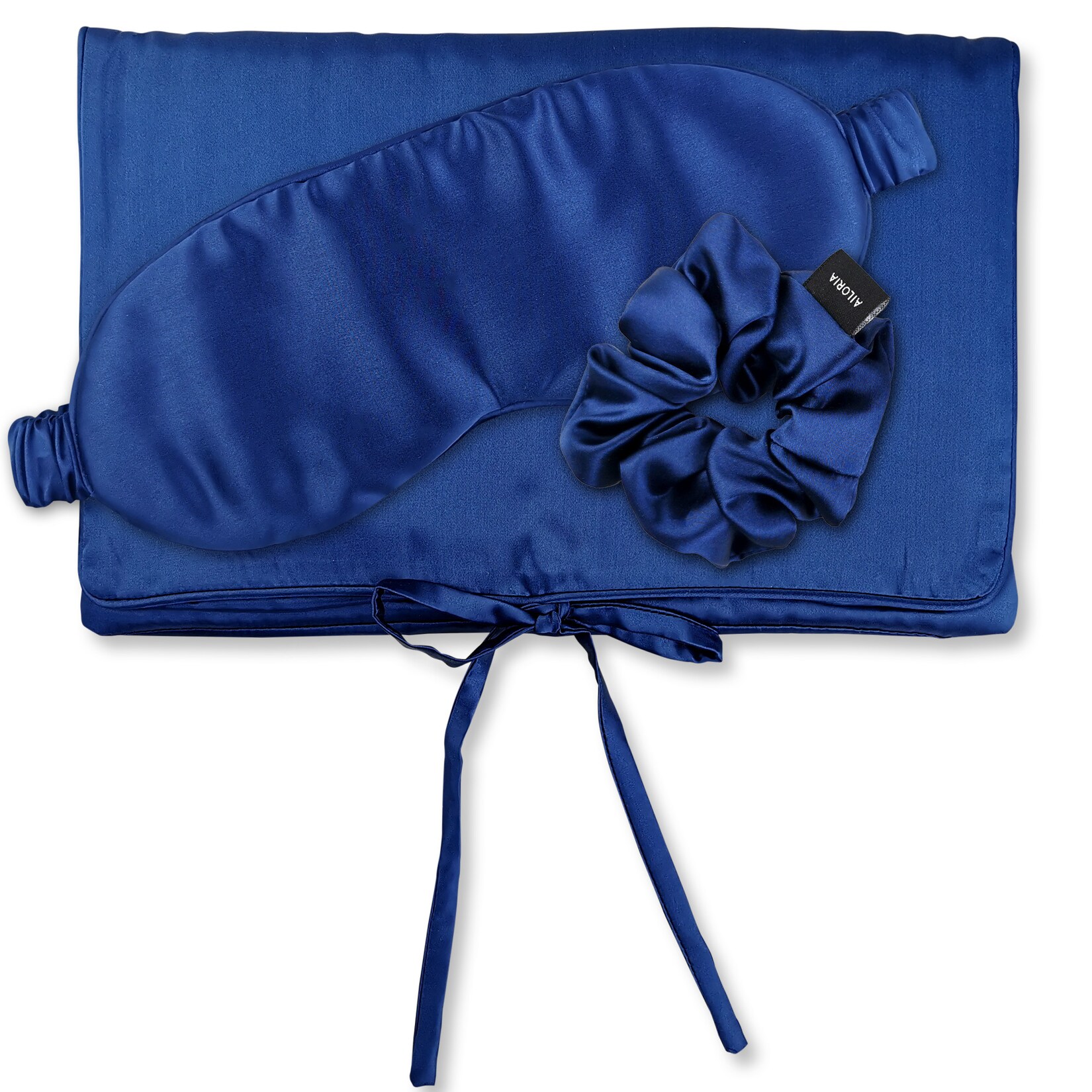 Tasche, Schlafmaske & Scrunchie M aus Seide TRAVEL SET BEAUTY M