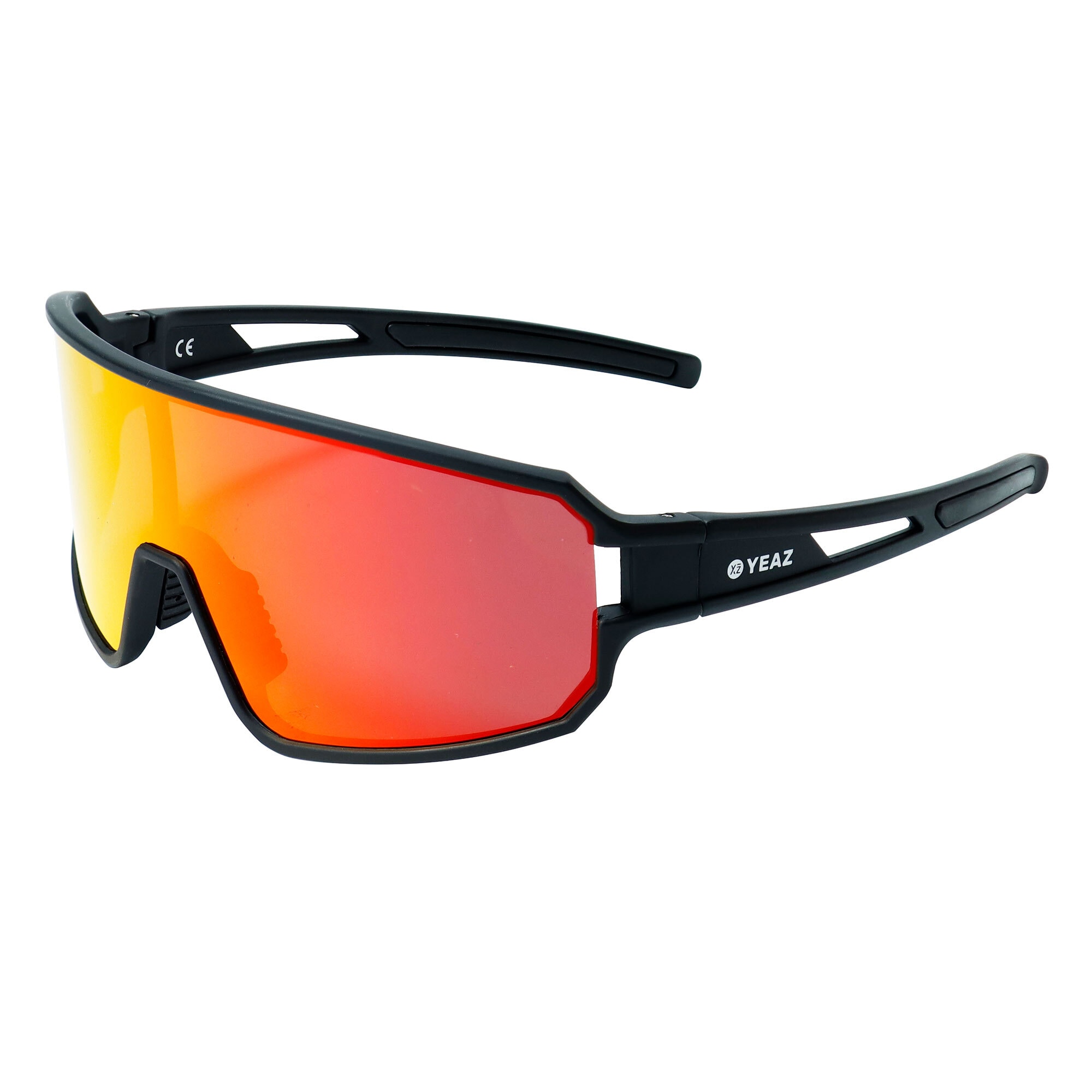 YEAZ Sport-Sonnenbrille Black/Red SUNWAVE 