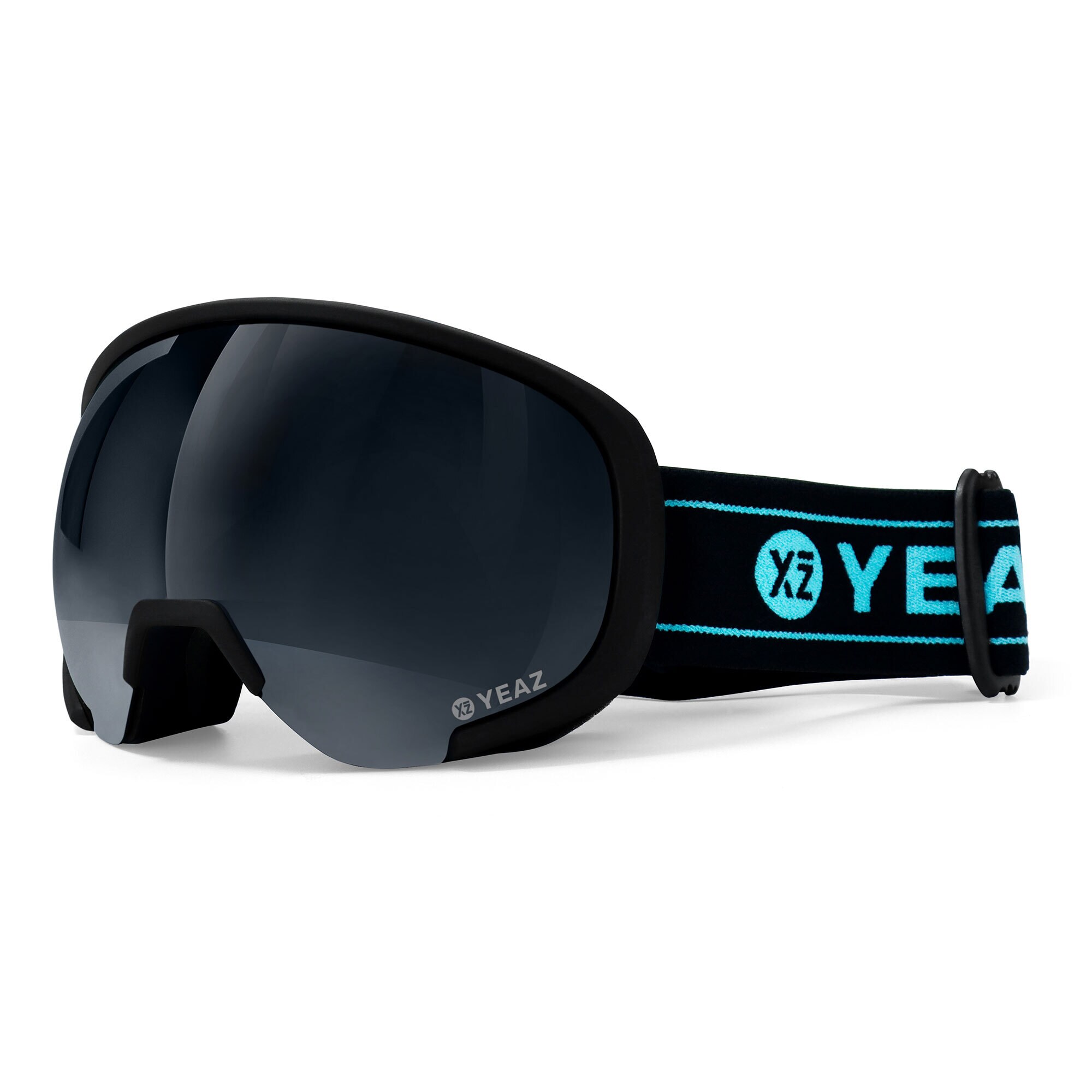 YEAZ Ski- und Snowboard-Brille schwarz/matt schwarz BLACK RUN 