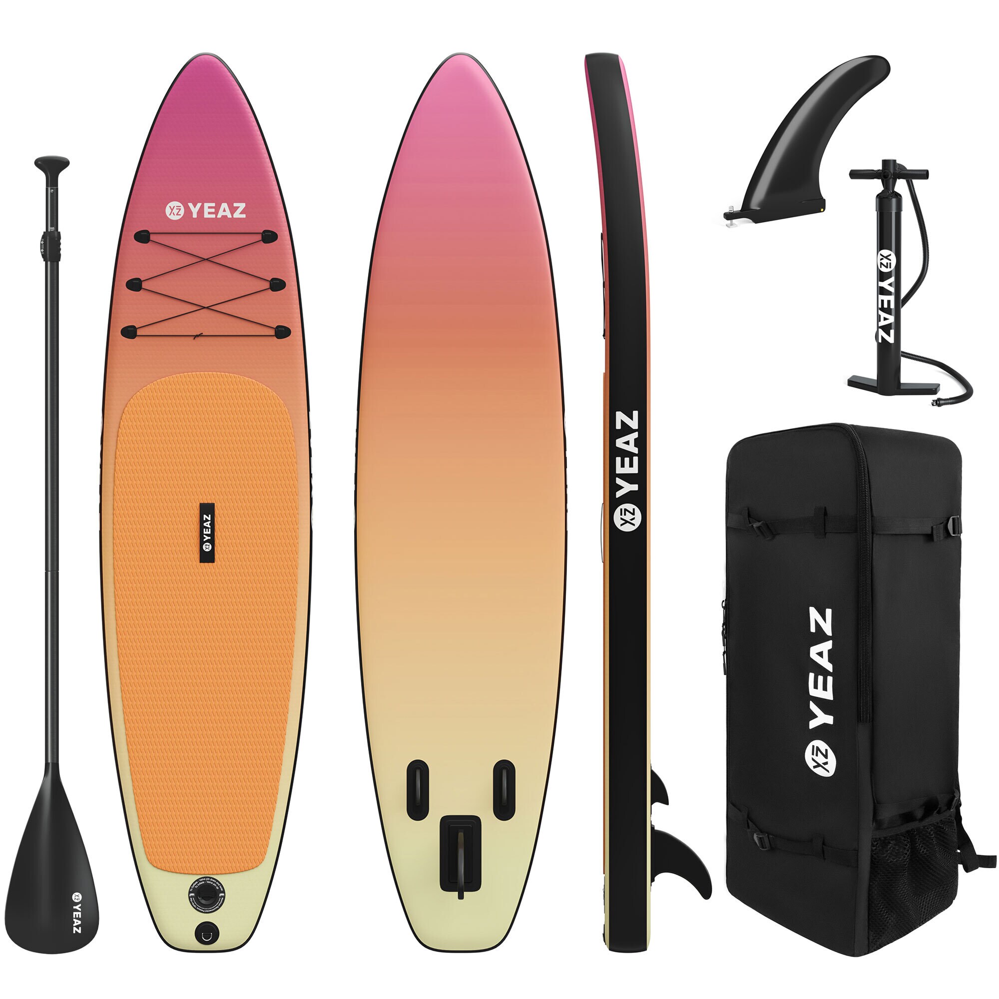 YEAZ SUP Board und Kit PARADISE BEACH - EXOTRACE - SET 