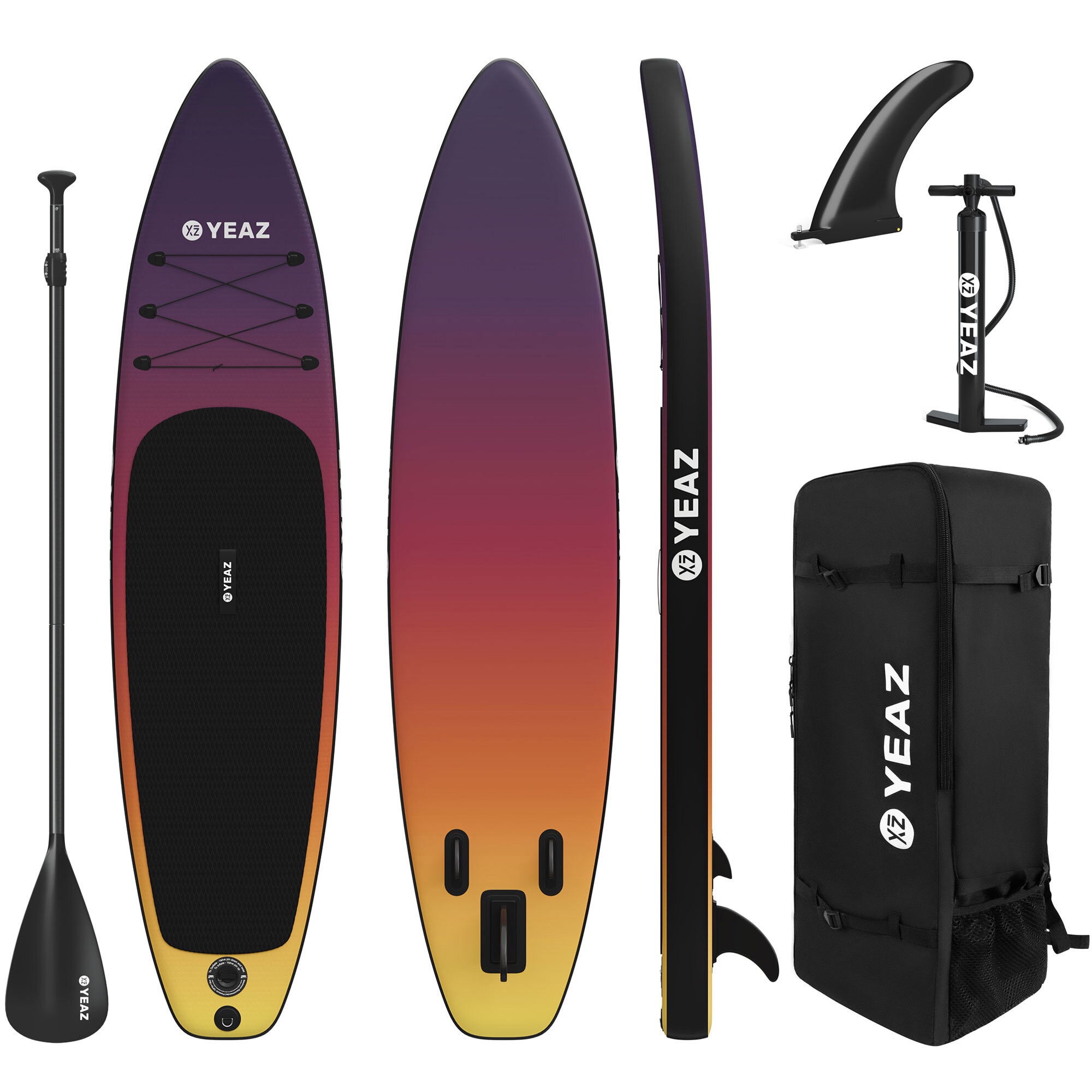 YEAZ SUP Board und Kit SUNSET BEACH - EXOTRACE - SET 