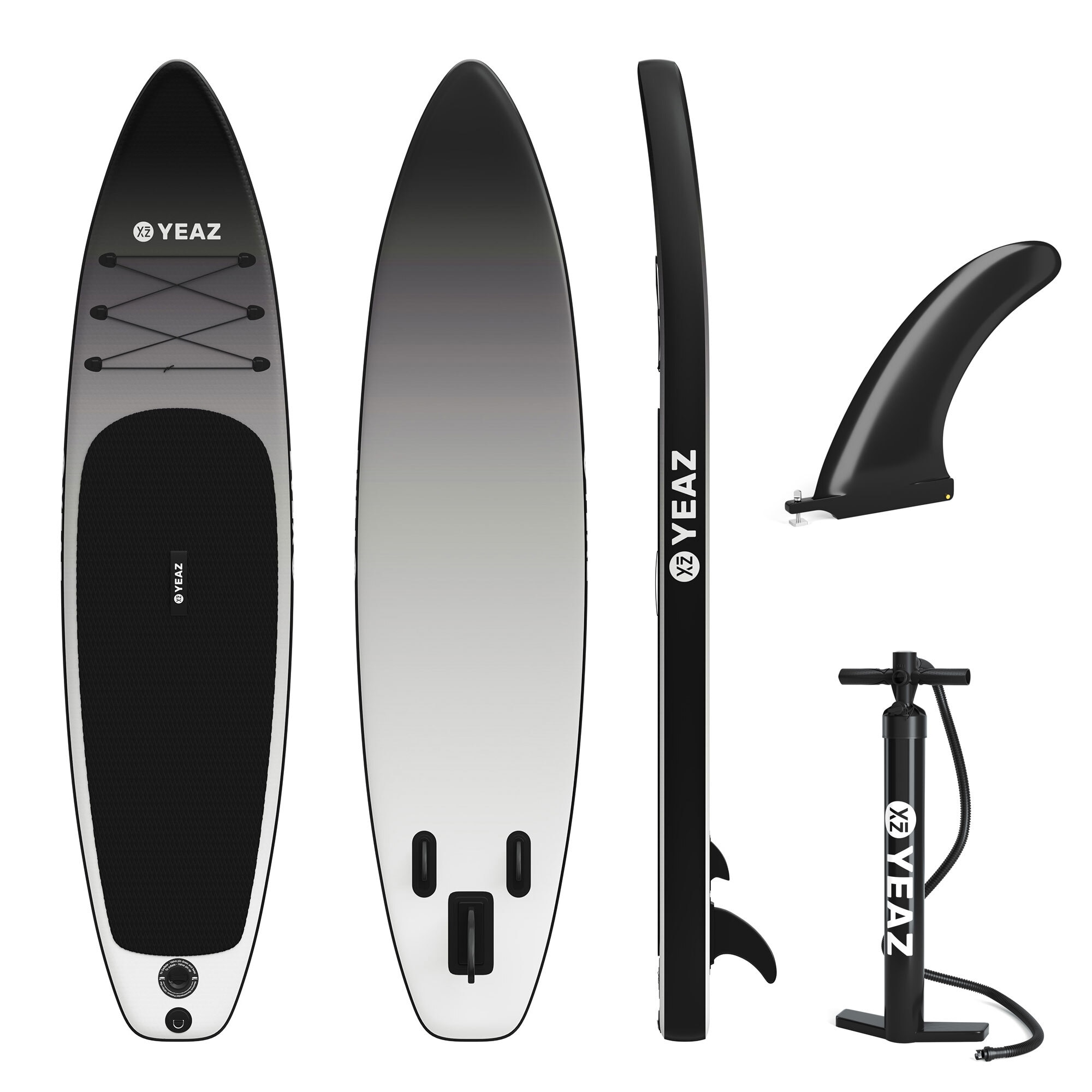 YEAZ SUP Board BLACK SANDS BEACH - EXOTRACE PRO - 