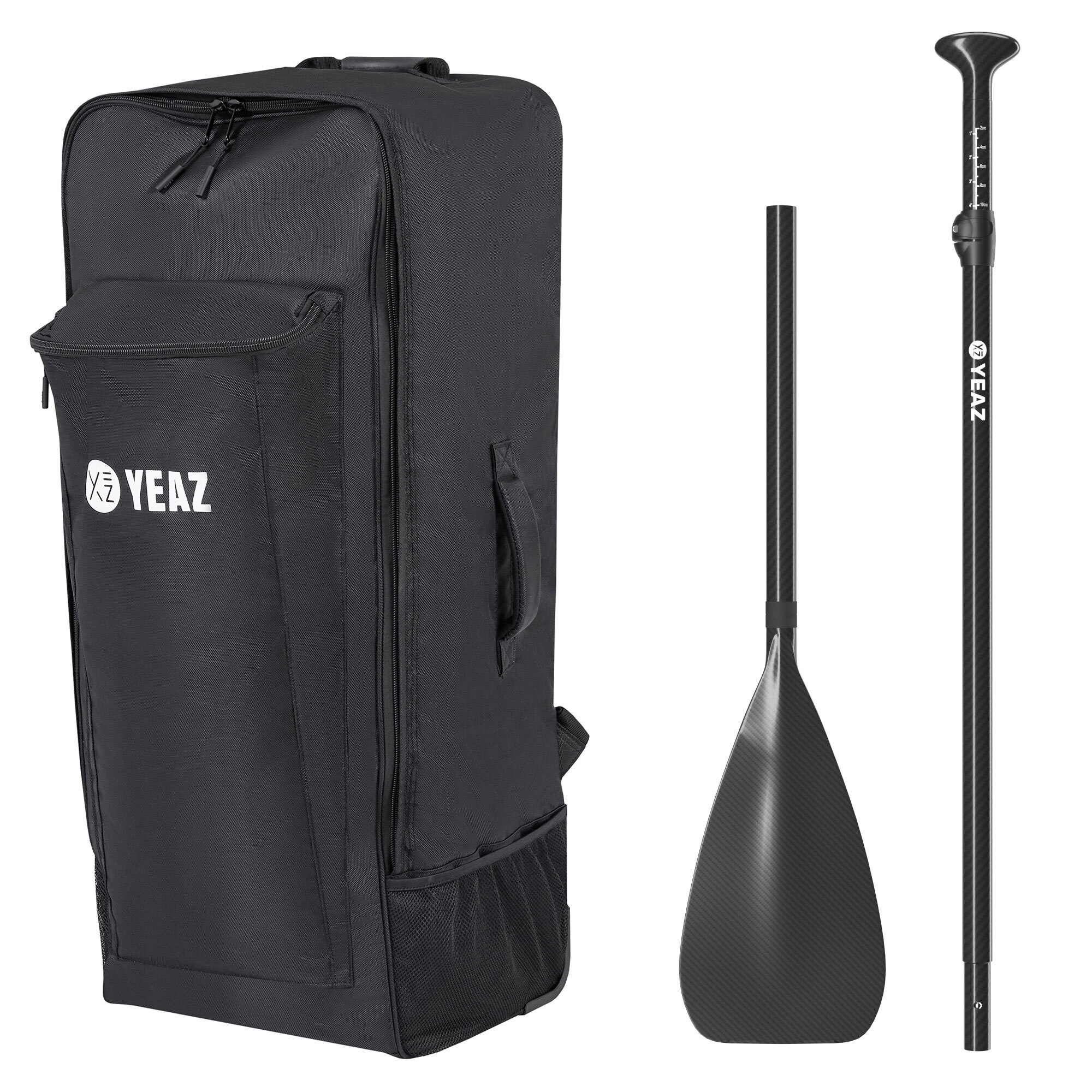 YEAZ Trolley-Rucksack und Carbon-Paddel KIT PRO 